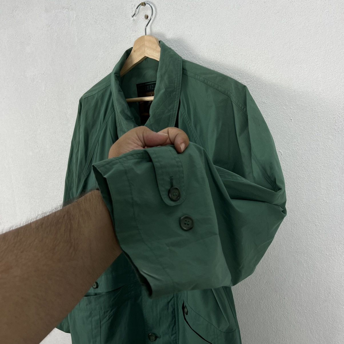 Japanese Brand VINTAGE COTE D’AZUR LONG JACKET INSPIRED BY ISSEY MIYAKE Size US M / EU 48-50 / 2 - 7 Thumbnail