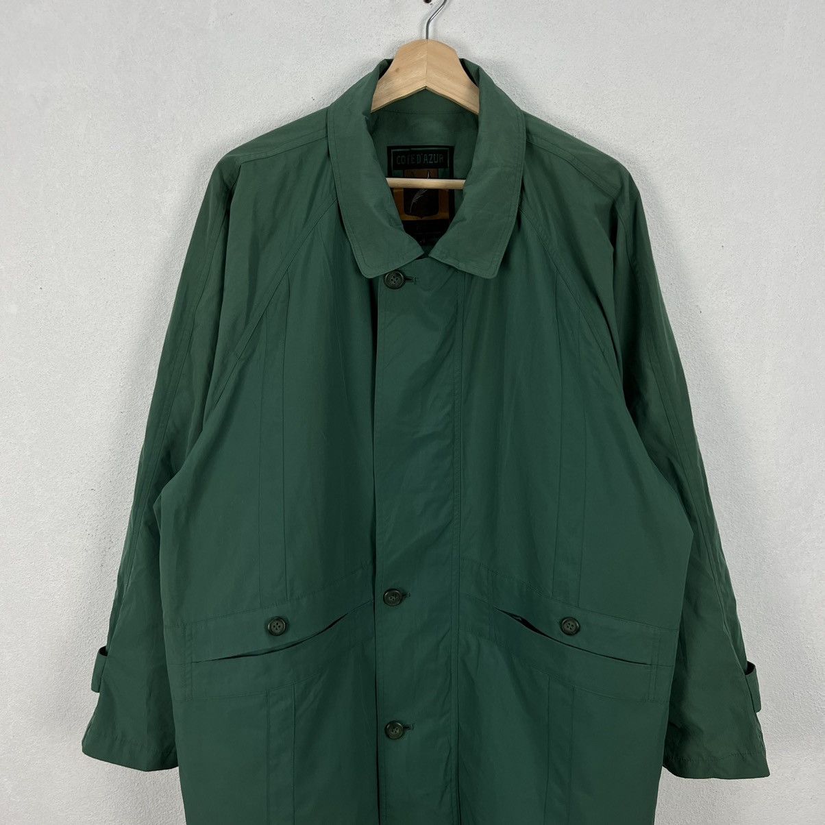 Japanese Brand VINTAGE COTE D’AZUR LONG JACKET INSPIRED BY ISSEY MIYAKE Size US M / EU 48-50 / 2 - 3 Thumbnail