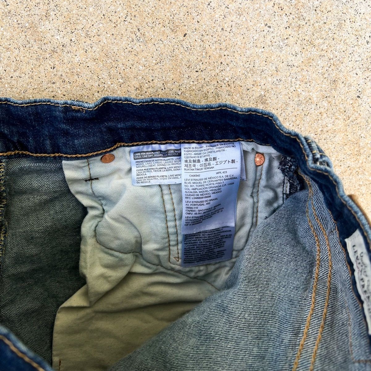 Levi's × Levi's Made & Crafted Levi’s “Big E” Denim Jeans 541 (33 x 29) Dark Wash Size US 33 - 7 Thumbnail