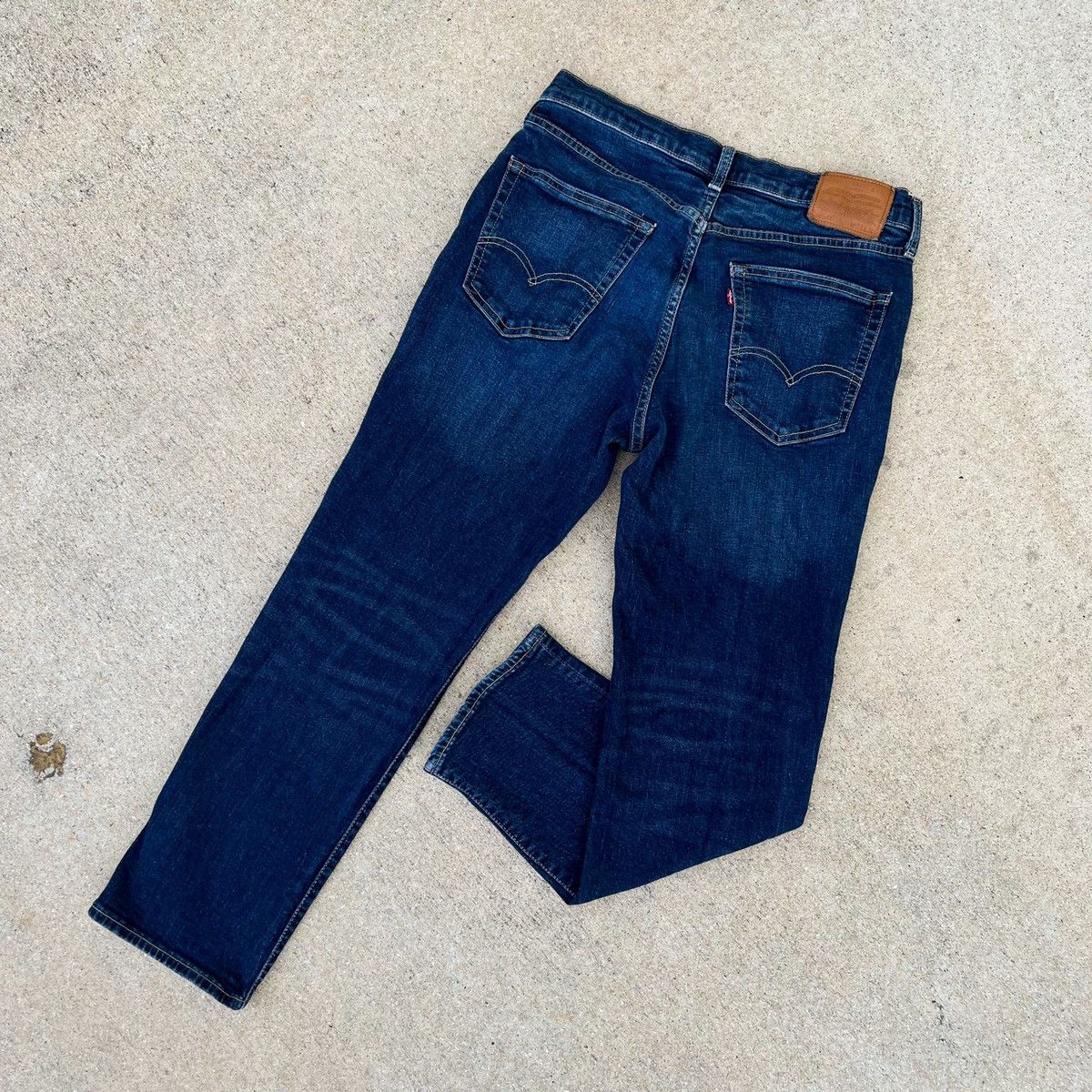 Levi's × Levi's Made & Crafted Levi’s “Big E” Denim Jeans 541 (33 x 29) Dark Wash Size US 33 - 2 Thumbnail