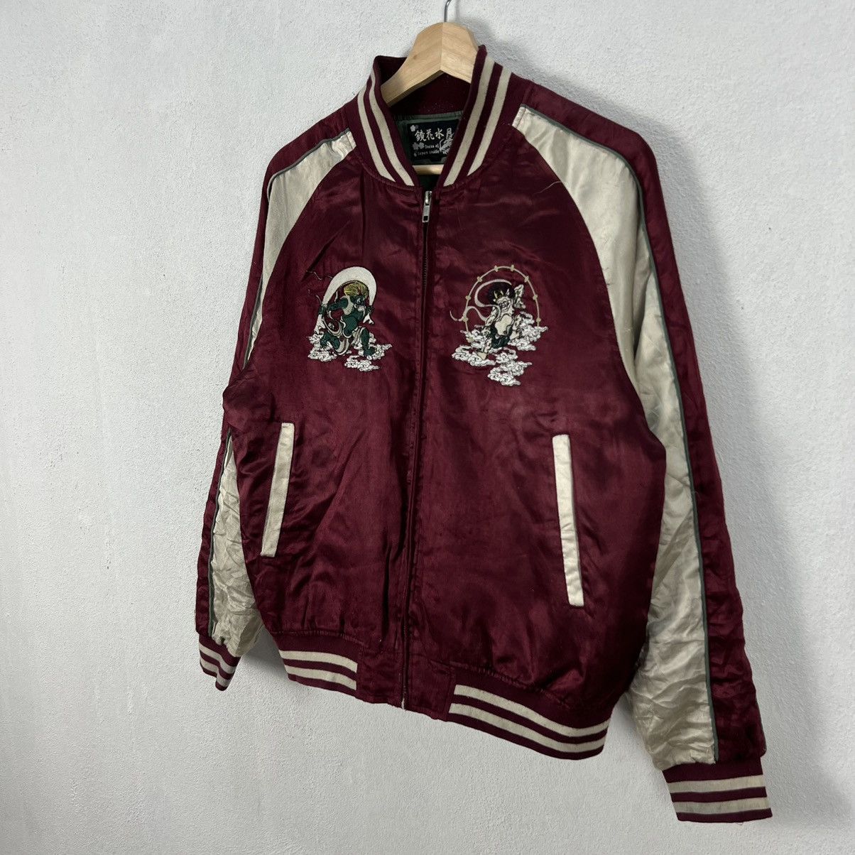 Japanese Brand VINTAGE SUKAJAN EMBROIDERY BIG LOGO JAPANESE DESIGN Size US M / EU 48-50 / 2 - 3 Thumbnail