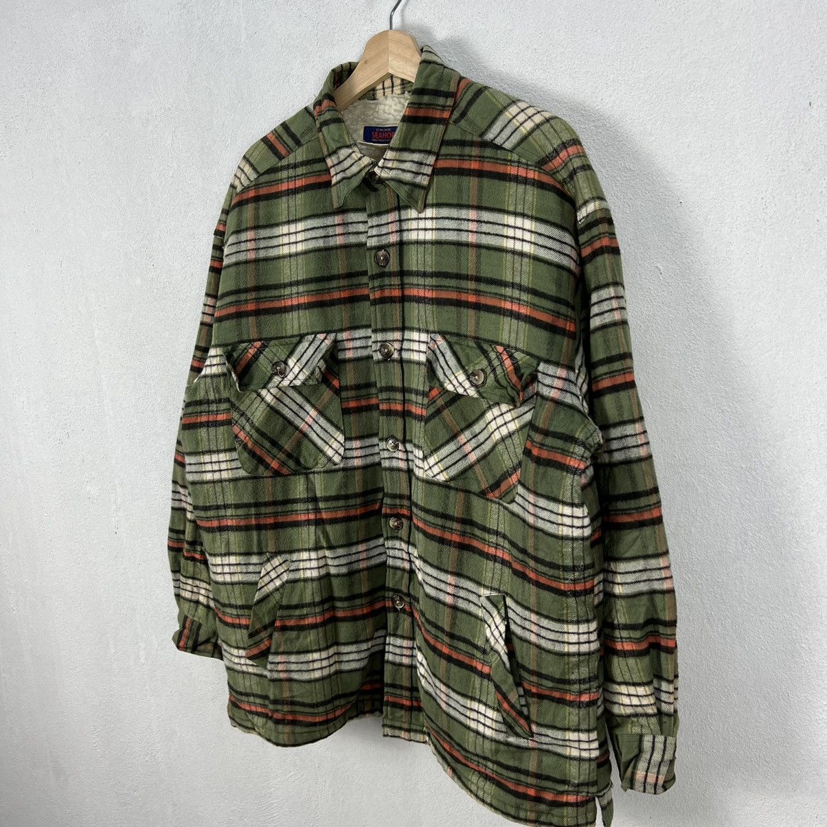 Flannel VINTAGE SEAHOP WORLD’S FASHION COLLECTION FLANNEL JACKET Size US L / EU 52-54 / 3 - 2 Thumbnail