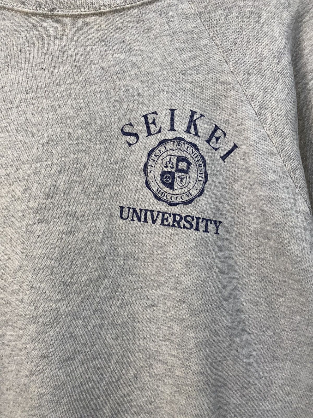 Hanes × Vintage Vintage 90’s Seikei University Sweater Size US L / EU 52-54 / 3 - 3 Thumbnail