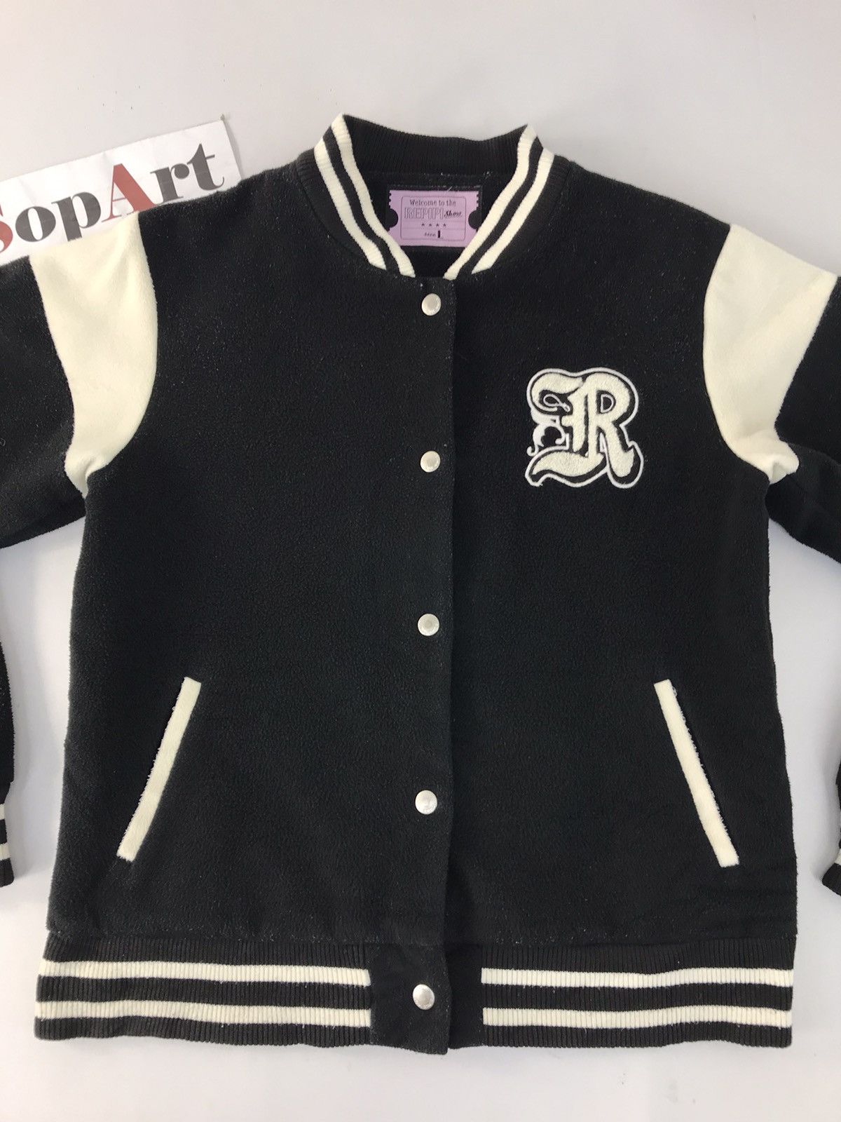 Japanese Brand Vtg Varsity Jacket Repipi Show Double Pocket Snap Button Size US M / EU 48-50 / 2 - 3 Thumbnail