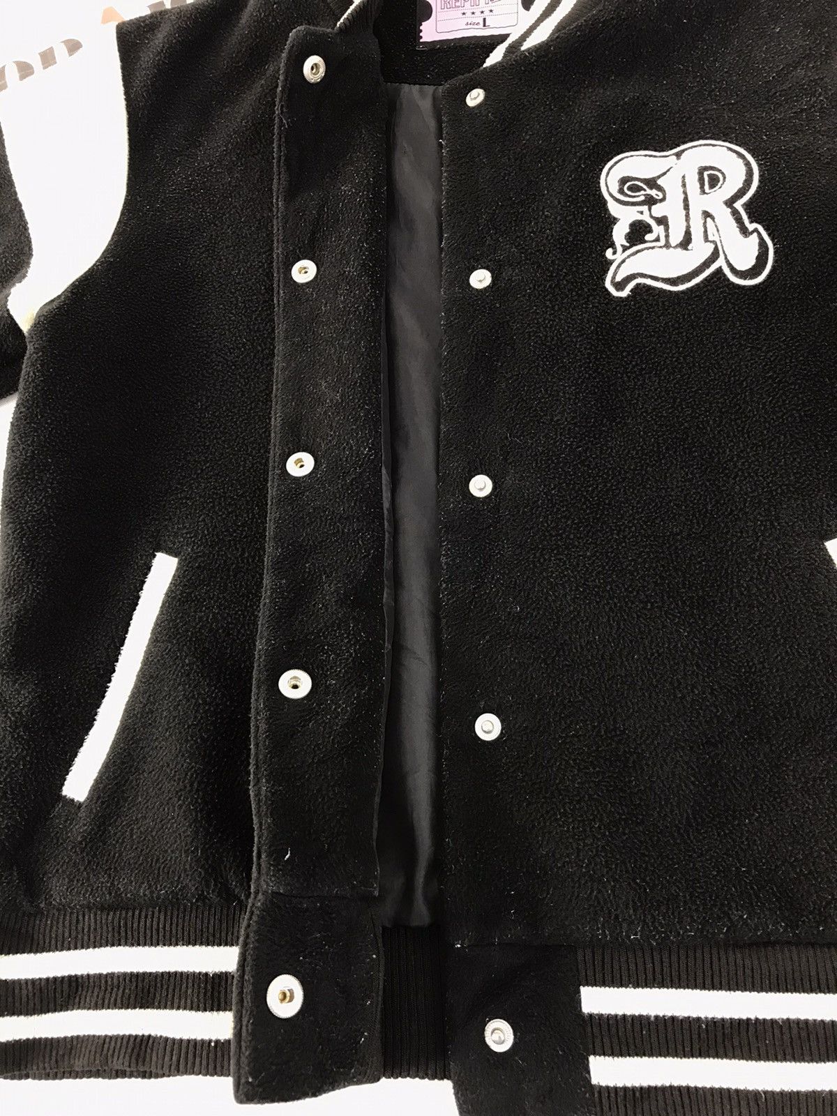 Japanese Brand Vtg Varsity Jacket Repipi Show Double Pocket Snap Button Size US M / EU 48-50 / 2 - 5 Thumbnail