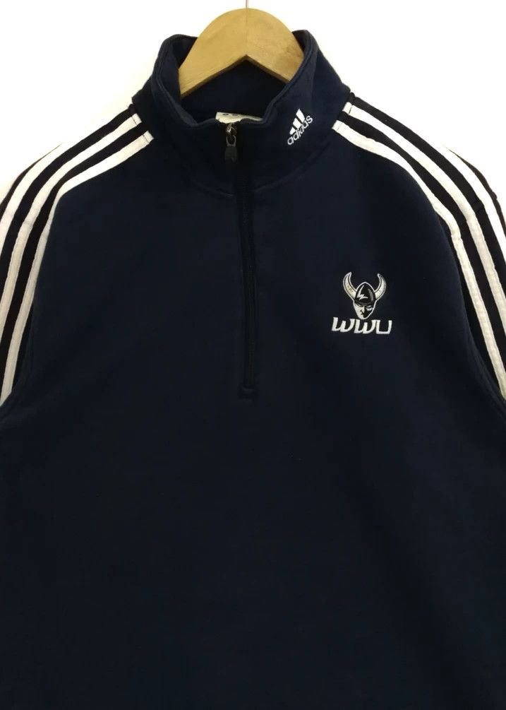 Adidas × Vintage adidas Sweatshirt Half Zipper Pullover Size US S / EU 44-46 / 1 - 3 Thumbnail