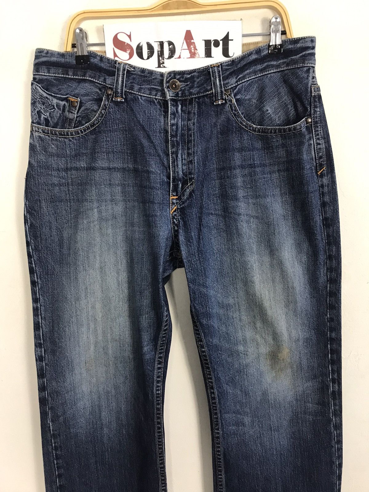 Vintage Vintage King Of Prides Bootcut Embroidery Pocket Design Size US 36 / EU 52 - 3 Thumbnail