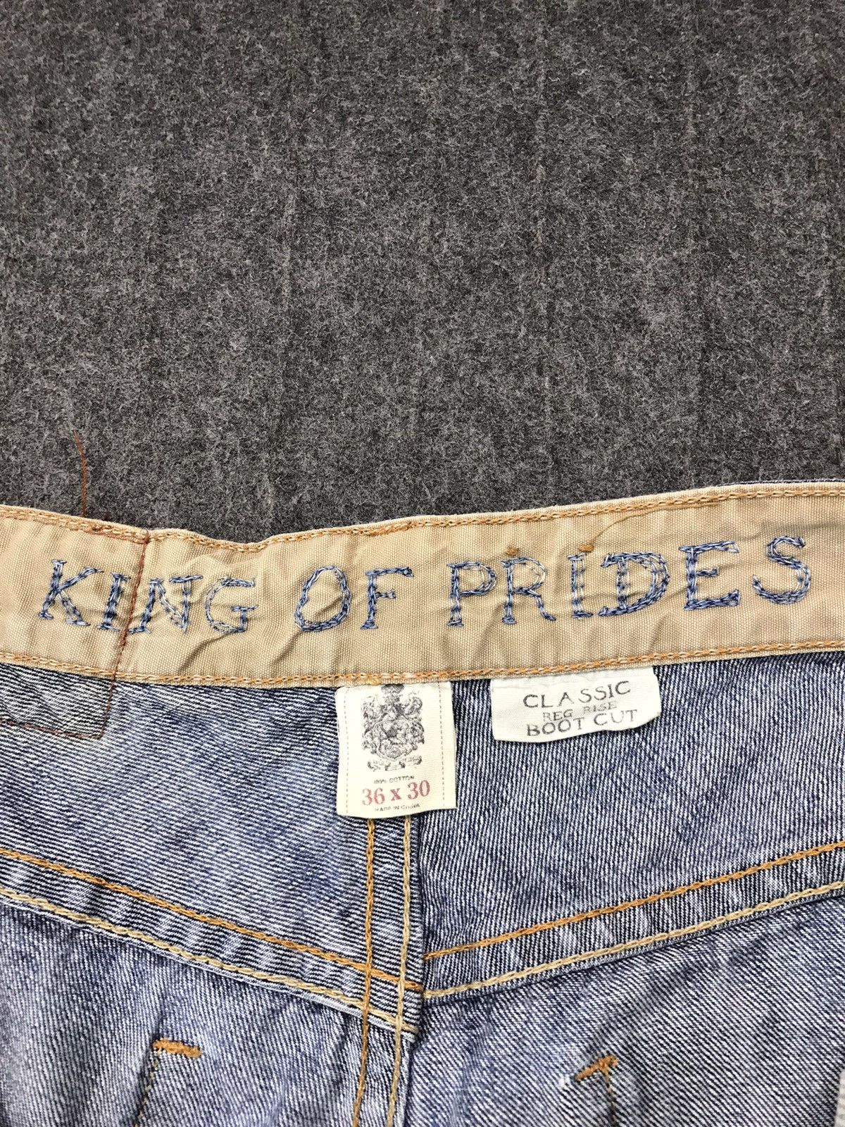 Vintage Vintage King Of Prides Bootcut Embroidery Pocket Design Size US 36 / EU 52 - 16 Thumbnail