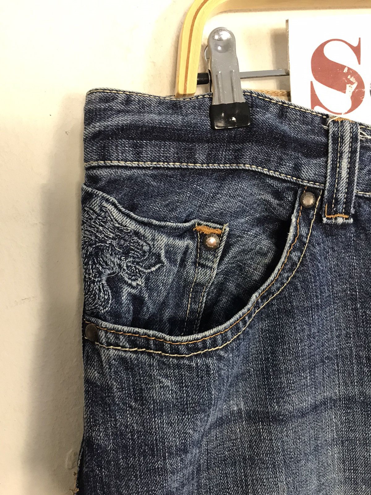 Vintage Vintage King Of Prides Bootcut Embroidery Pocket Design Size US 36 / EU 52 - 10 Thumbnail