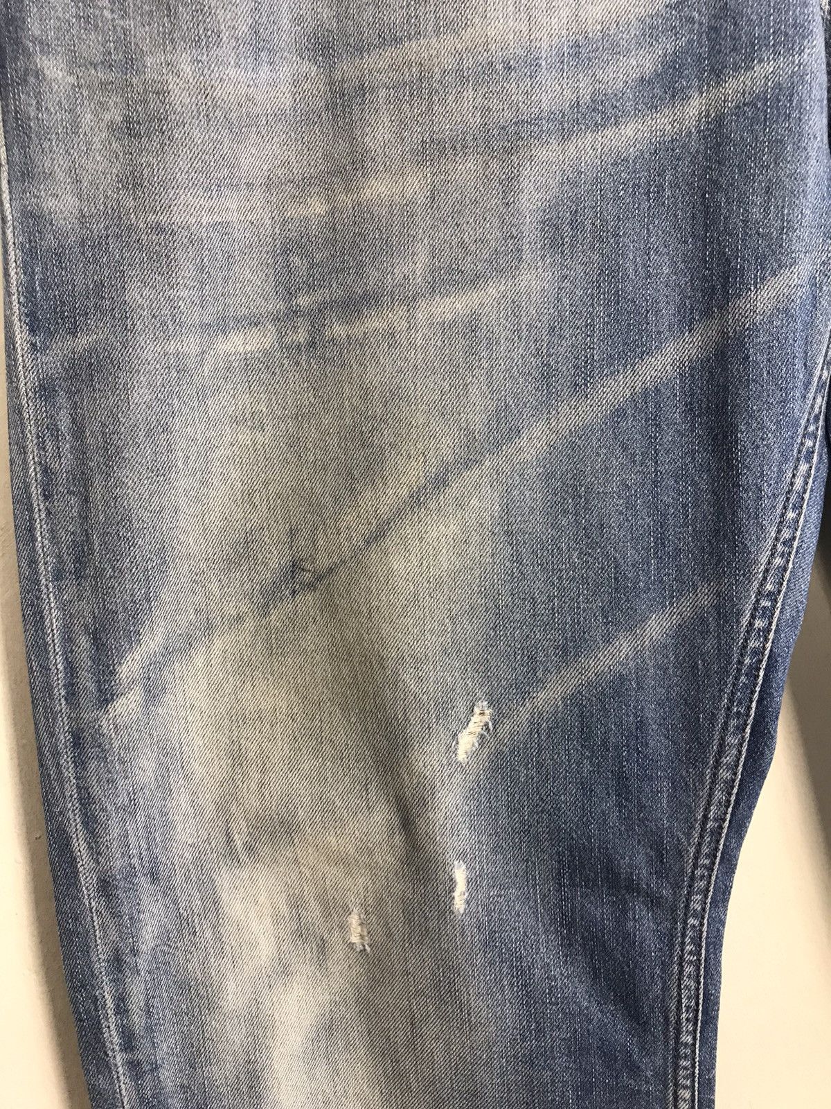 Diesel Vintage Diesel industry Distressed Denim jeans design Size US 37 - 6 Thumbnail