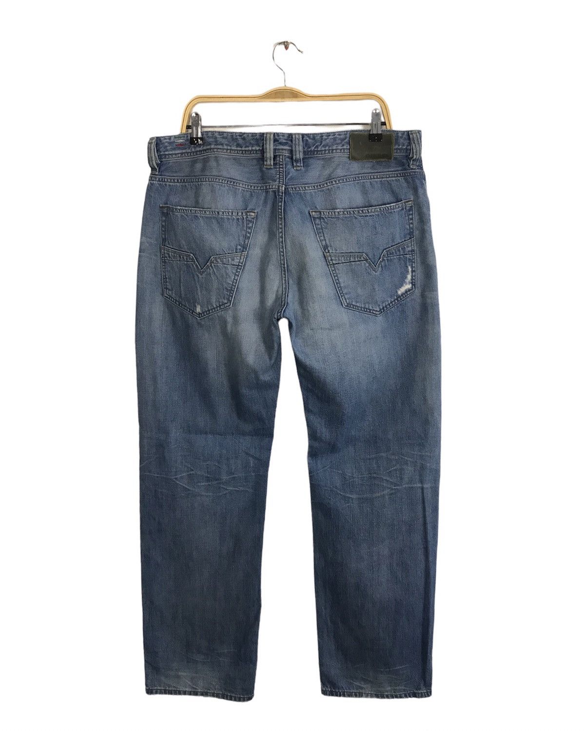 Diesel Vintage Diesel industry Distressed Denim jeans design Size US 37 - 2 Thumbnail