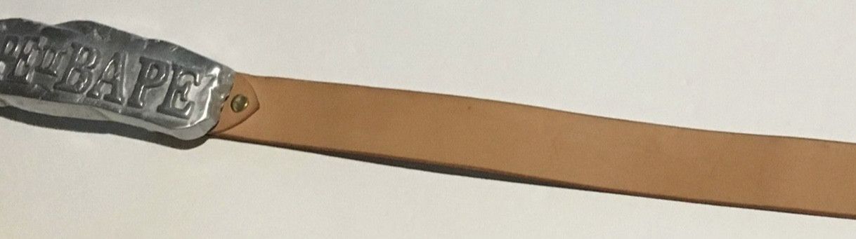 Bape Bape leather belt 30-38 Size ONE SIZE - 3 Thumbnail