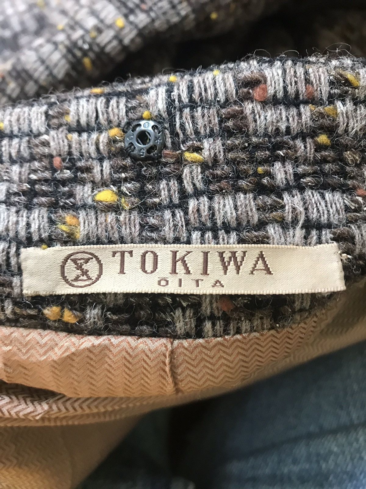 Japanese Brand Tokiwa Oita Japanese Traditional Wool Knit Kimono Style Size US S / EU 44-46 / 1 - 5 Thumbnail