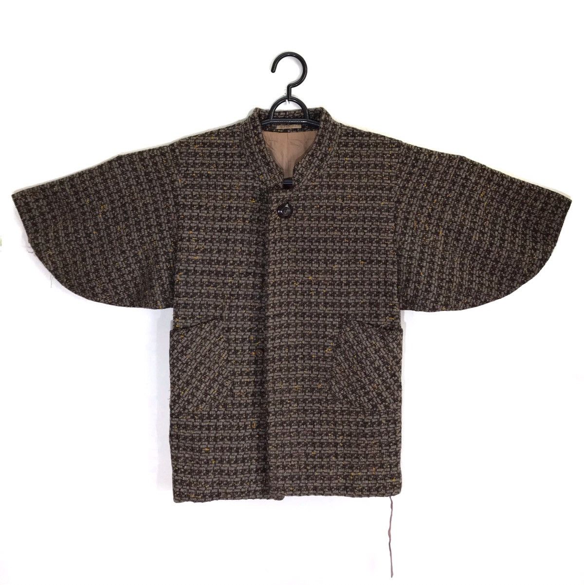 Japanese Brand Tokiwa Oita Japanese Traditional Wool Knit Kimono Style Size US S / EU 44-46 / 1 - 1 Thumbnail