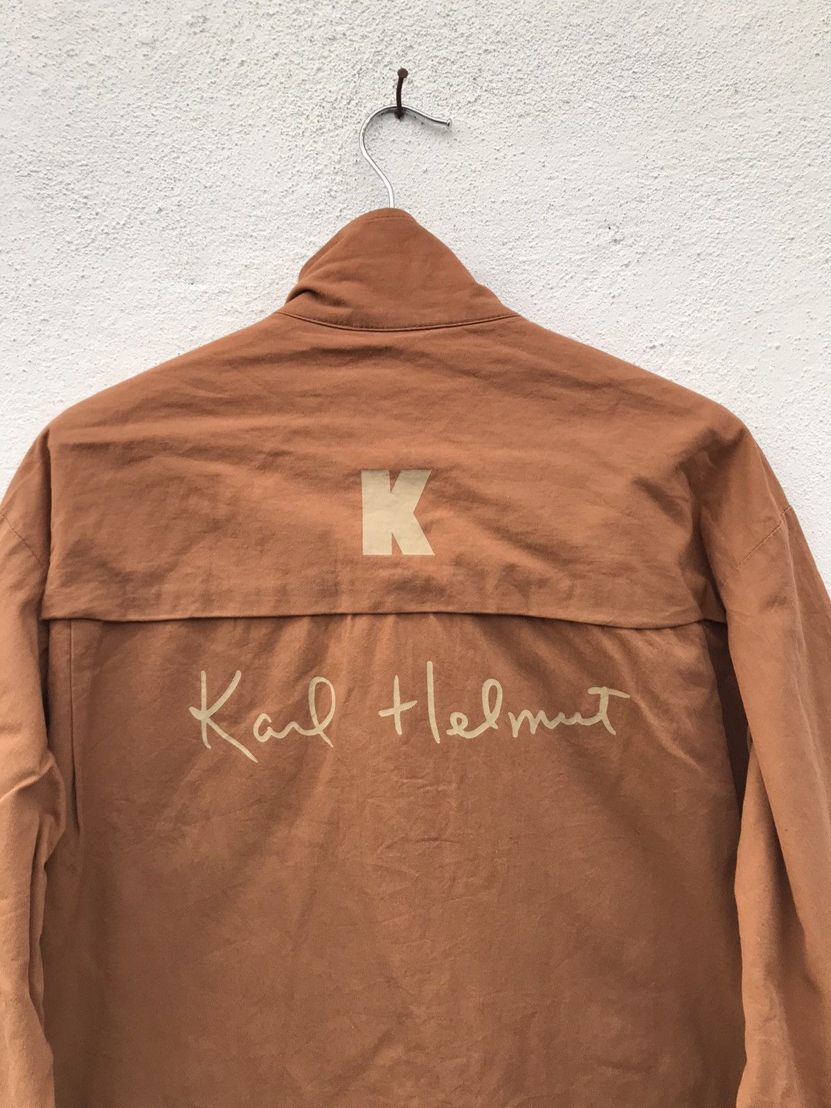 Karl Helmut × Vintage Vintage Karl Helmut Big Logo Jackets Size US M / EU 48-50 / 2 - 2 Thumbnail