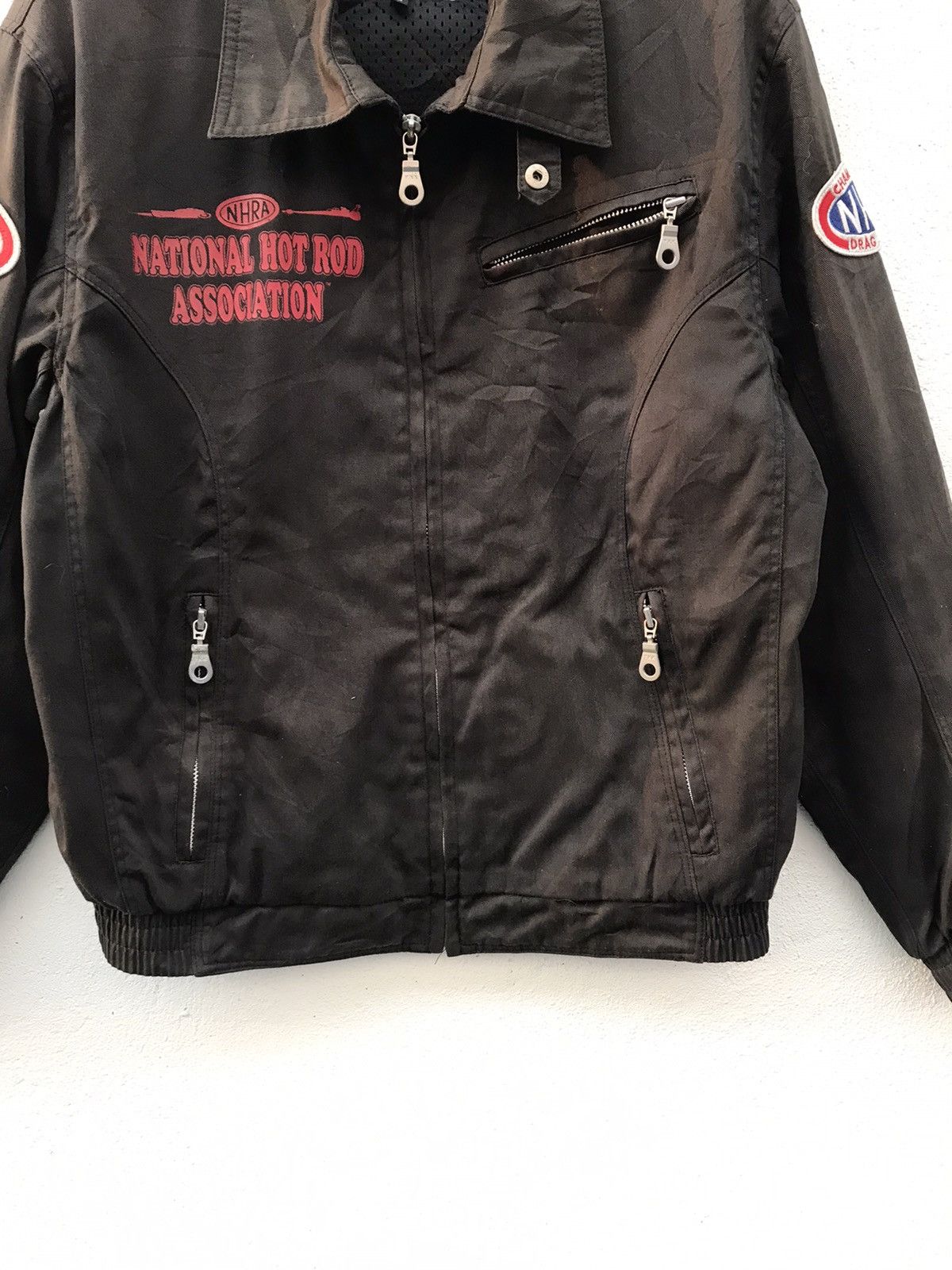 Sports Specialties × Vintage Vintage NHRA National Hot Rod Association Sun Faded Jackets Size US L / EU 52-54 / 3 - 4 Thumbnail