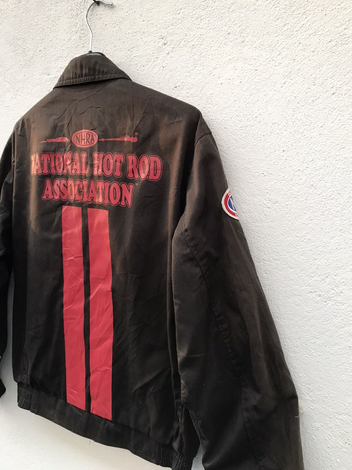 Sports Specialties × Vintage Vintage NHRA National Hot Rod Association Sun Faded Jackets Size US L / EU 52-54 / 3 - 11 Thumbnail