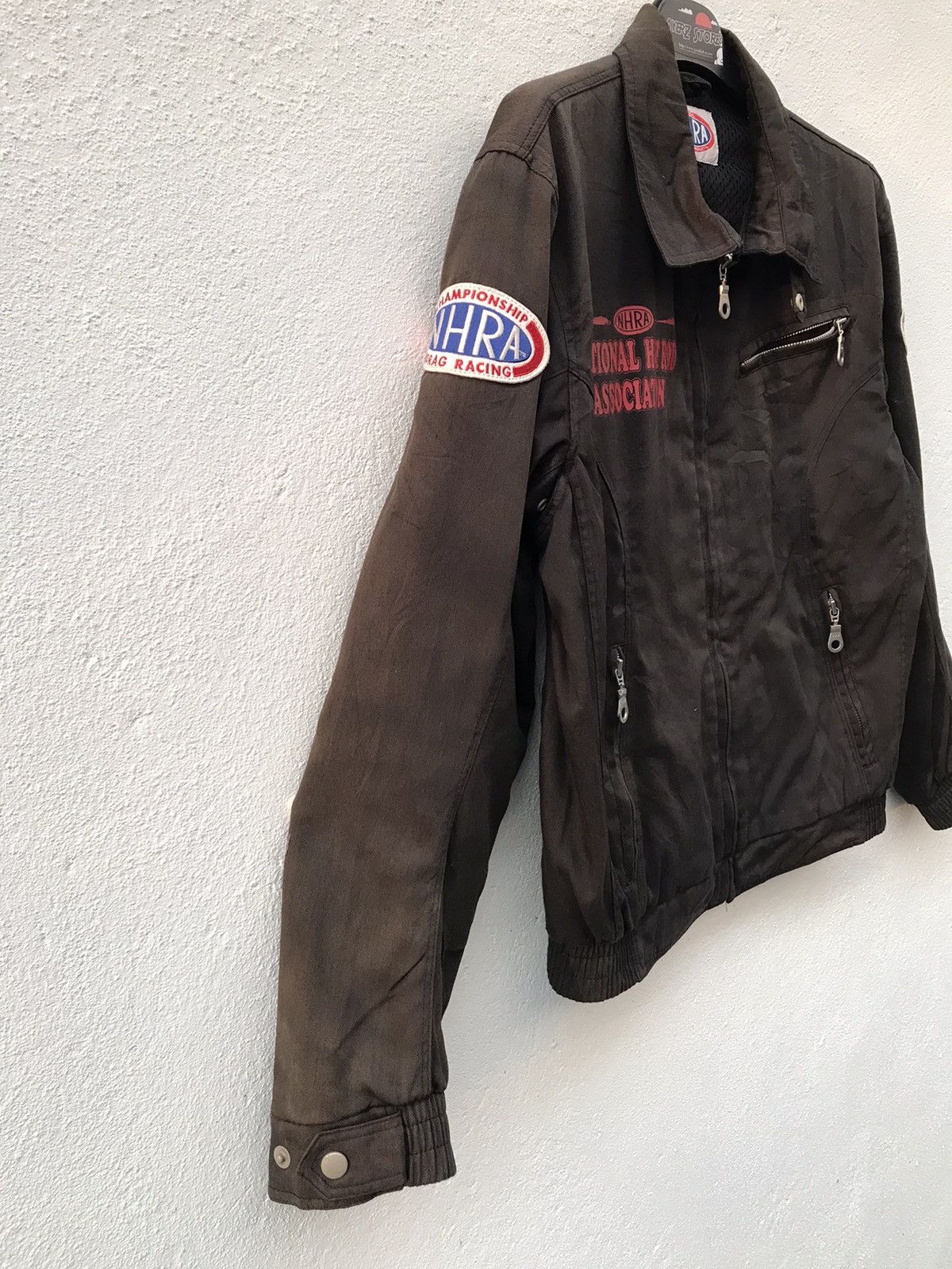 Sports Specialties × Vintage Vintage NHRA National Hot Rod Association Sun Faded Jackets Size US L / EU 52-54 / 3 - 5 Thumbnail