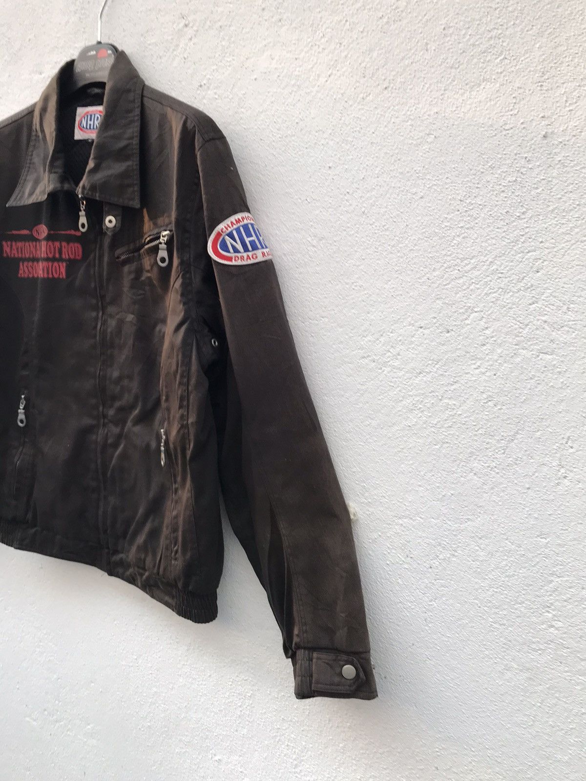 Sports Specialties × Vintage Vintage NHRA National Hot Rod Association Sun Faded Jackets Size US L / EU 52-54 / 3 - 6 Thumbnail