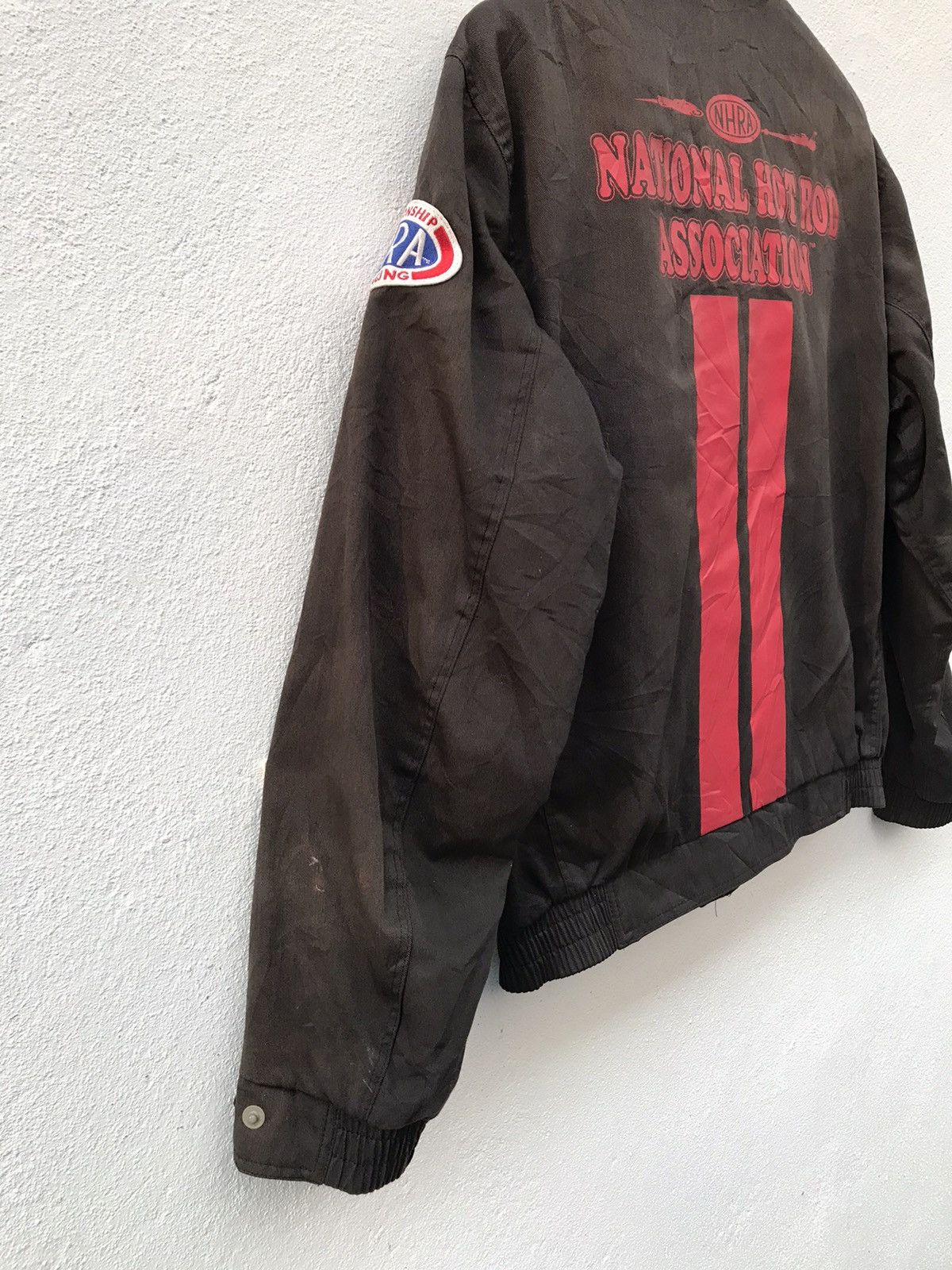 Sports Specialties × Vintage Vintage NHRA National Hot Rod Association Sun Faded Jackets Size US L / EU 52-54 / 3 - 13 Thumbnail