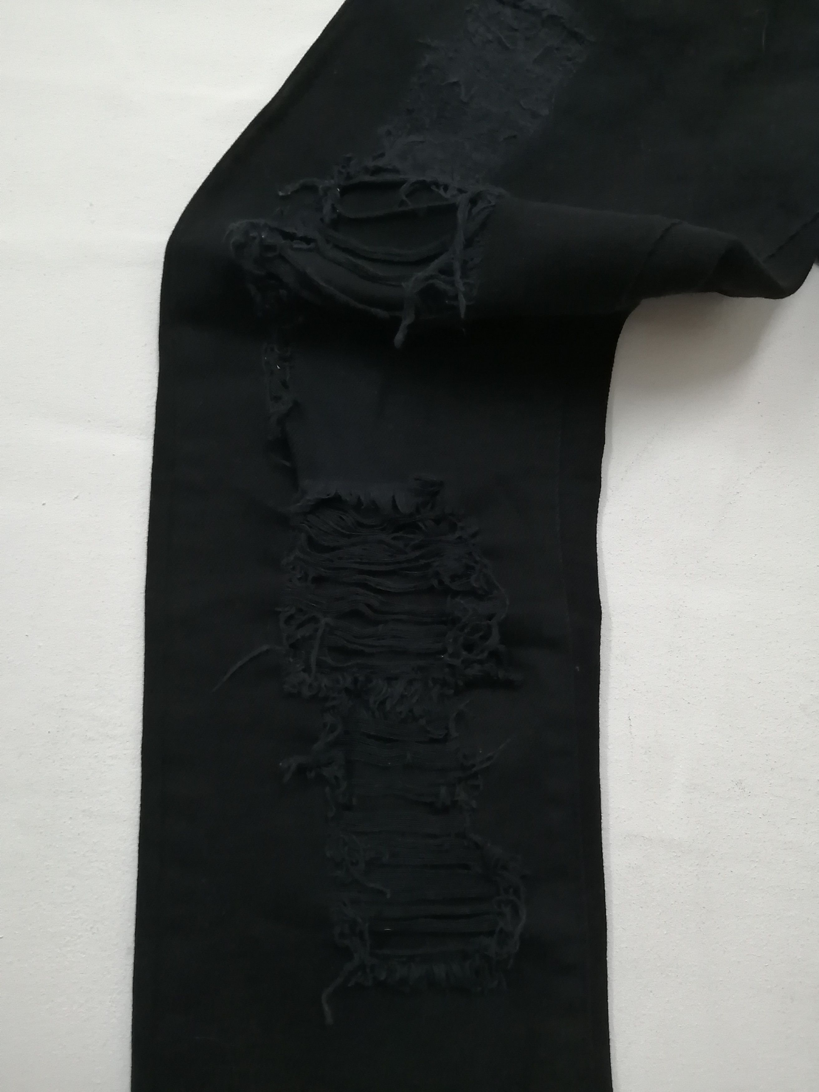RUDE GALLERY Rude Gallery Patch Distressed Design Black Jeans Size US 28 / EU 44 - 9 Thumbnail