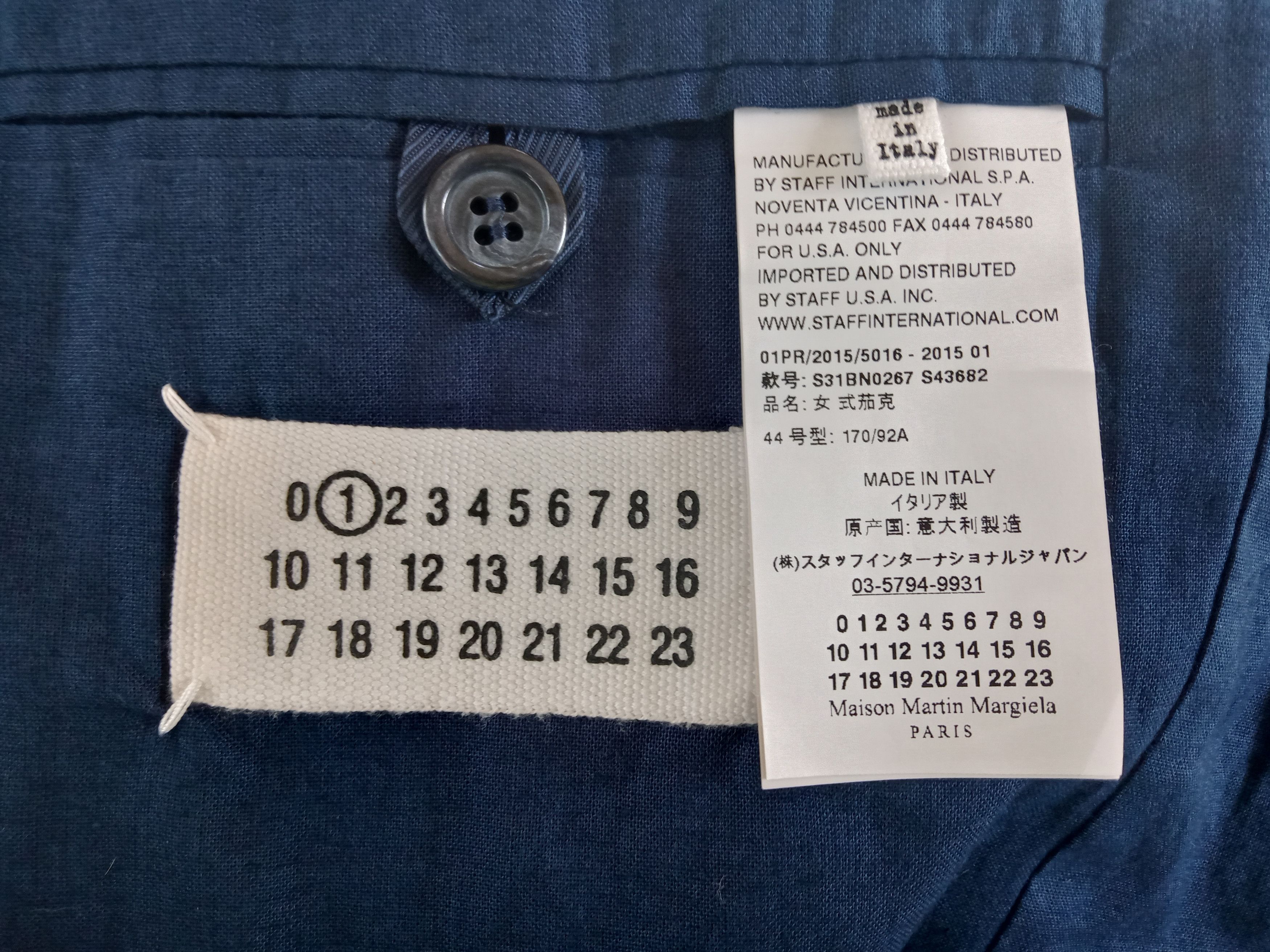 Maison Margiela Single Breasted Blazer MM1 Maison Margiela Size S / US 4 / IT 40 - 5 Thumbnail