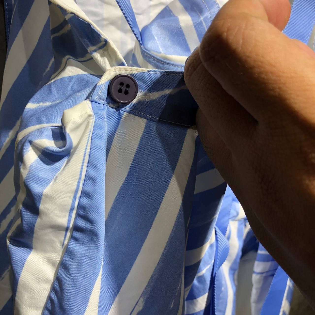 ANGEL CHEN Angel Chen vertical stripes balloon polo Size US XXL / EU 58 / 5 - 13 Thumbnail