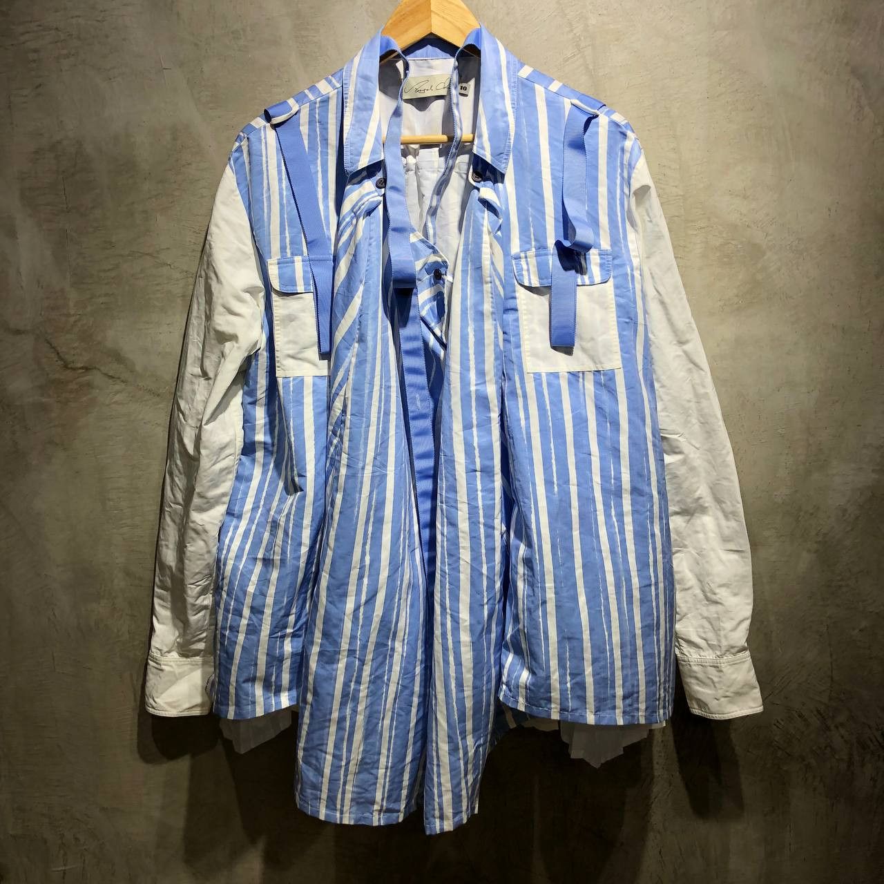 ANGEL CHEN Angel Chen vertical stripes balloon polo Size US XXL / EU 58 / 5 - 1 Thumbnail