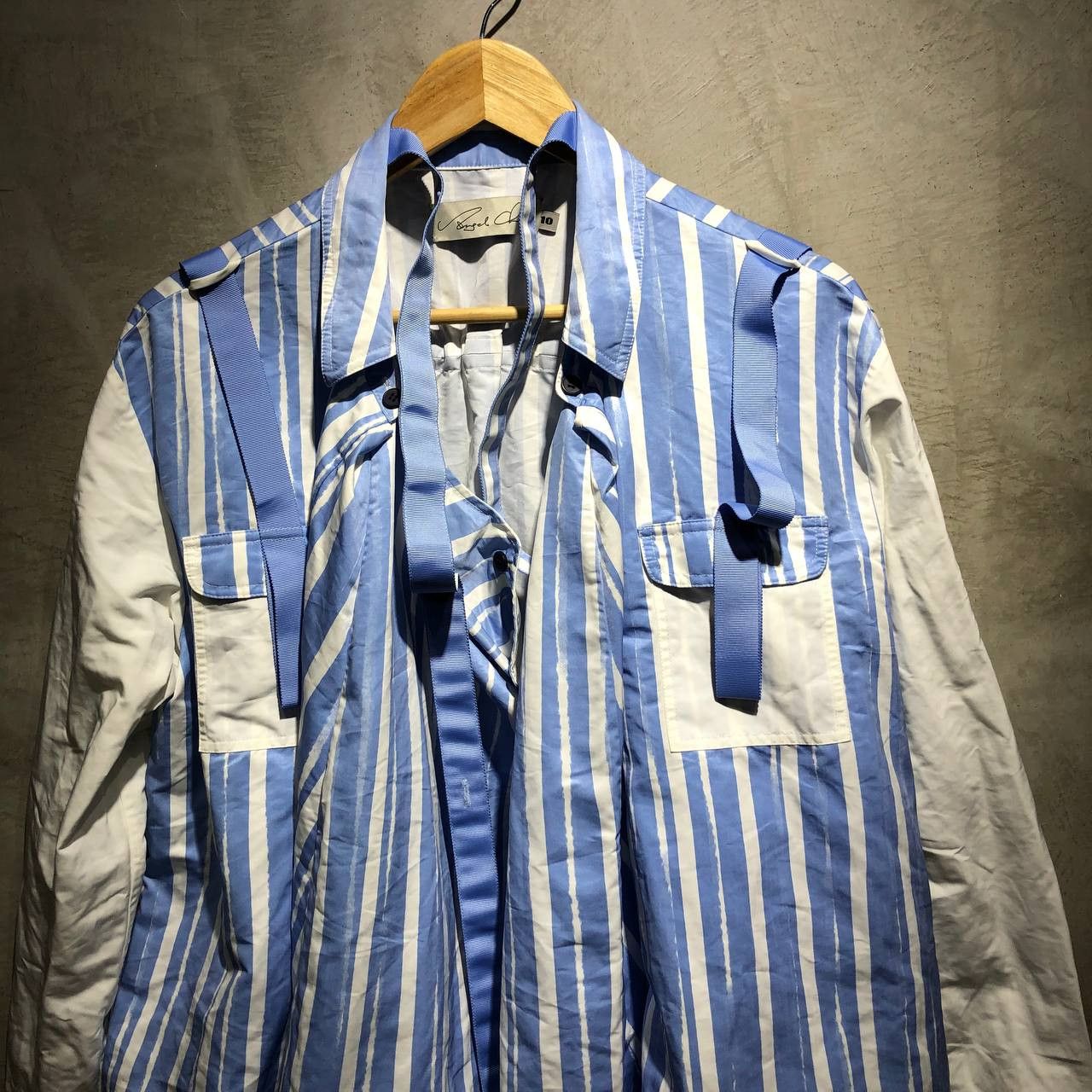ANGEL CHEN Angel Chen vertical stripes balloon polo Size US XXL / EU 58 / 5 - 12 Thumbnail