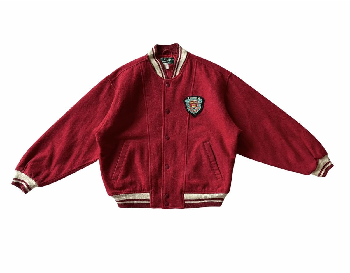 Japanese Brand VINTAGE YORKLET CLUB WOOL VARSITY JACKET Size US L / EU 52-54 / 3 - 7 Thumbnail