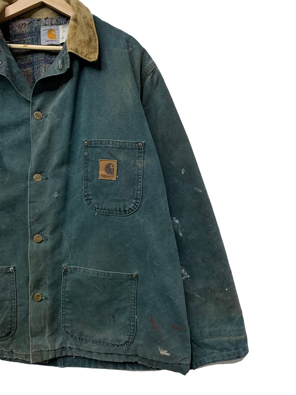 Carhartt × Carhartt Wip 🔥DISTRESSED CARHARTT WORKERS CHORE JACKETS Size US L / EU 52-54 / 3 - 5 Thumbnail