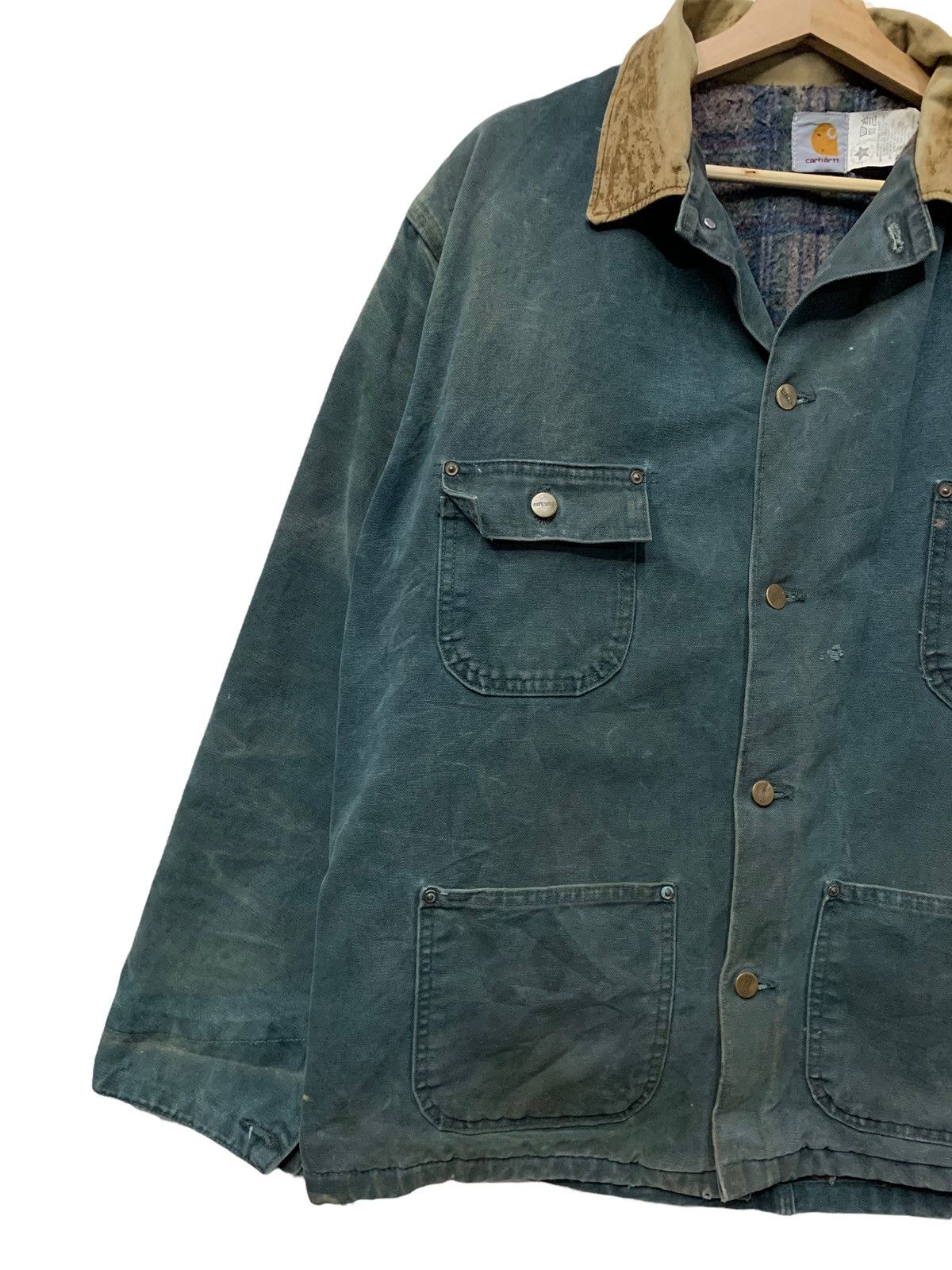 Carhartt × Carhartt Wip 🔥DISTRESSED CARHARTT WORKERS CHORE JACKETS Size US L / EU 52-54 / 3 - 4 Thumbnail