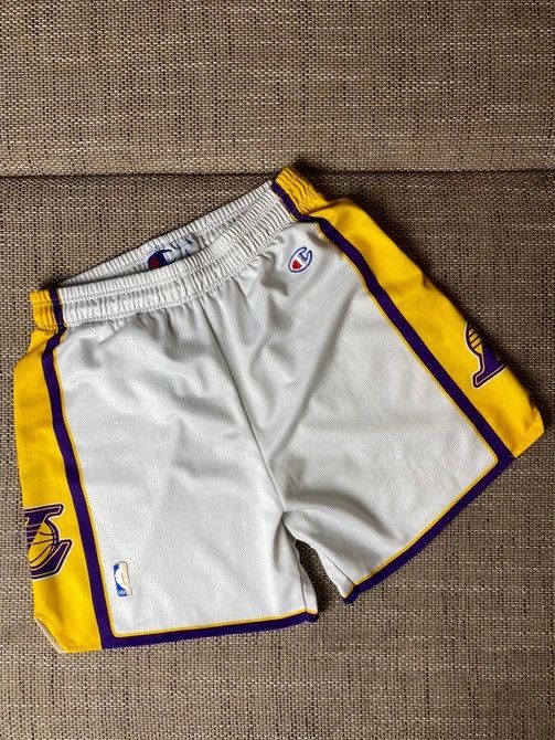 Vintage Lakers NBA Champion Shorts