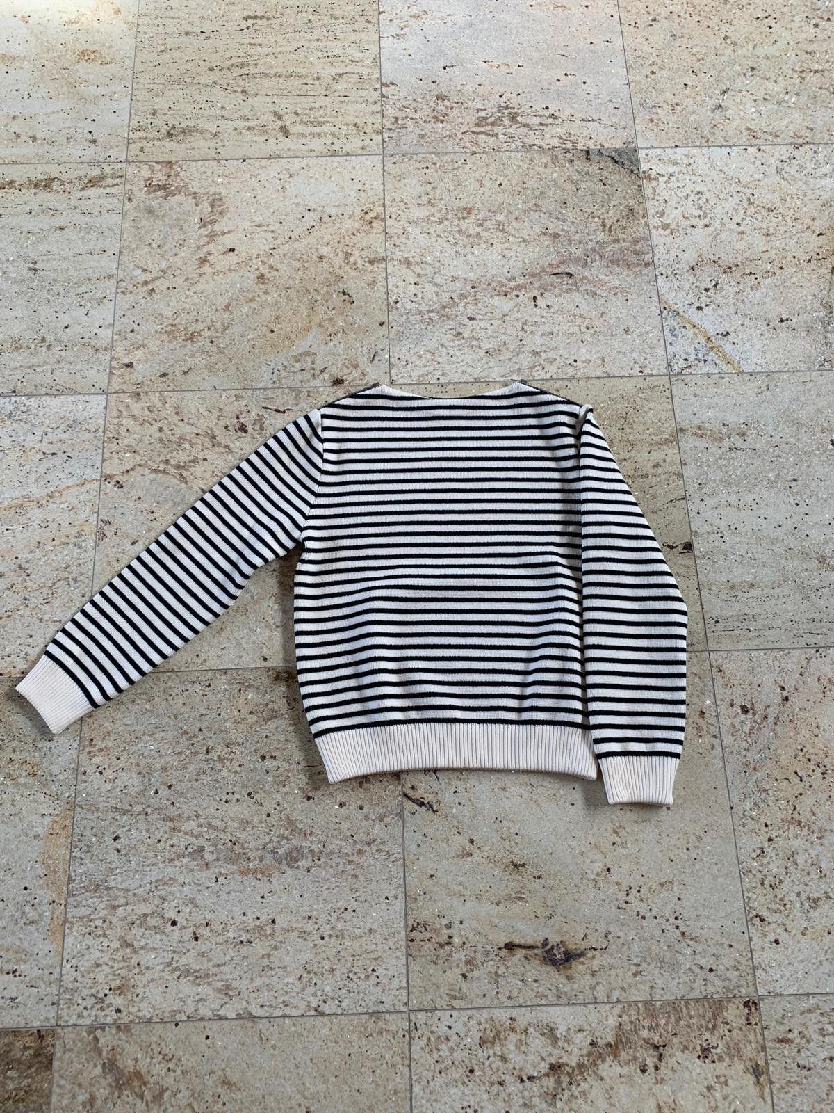 image of Celine Marine Knitwear In Black & White in Black/White, Men's (Size Large)