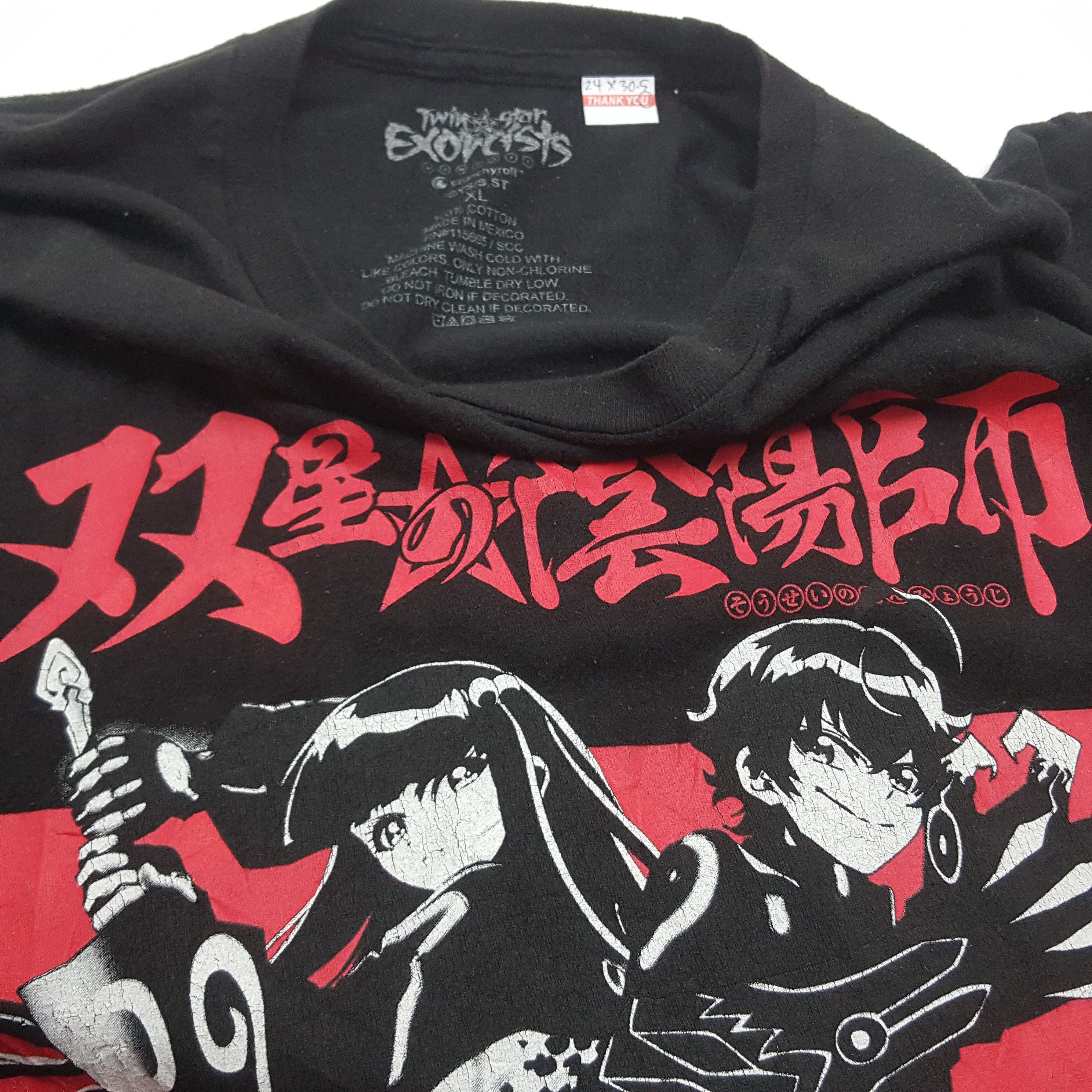 Cartoon Network × Japanese Brand × Vintage Vintage Twin Star Exorcists Japanese anime manga t-shirt Size US XL / EU 56 / 4 - 5 Thumbnail