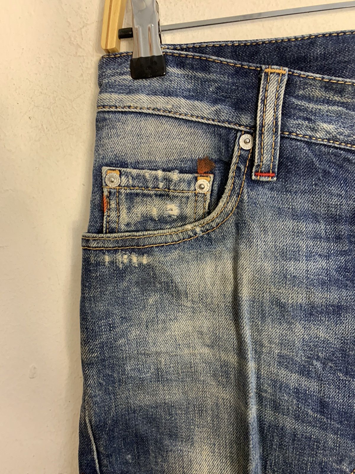 Dsquared2 90s Dsquared2 Toronto Distressed Raw Denim Jeans Size 30" / US 8 / IT 44 - 7 Thumbnail