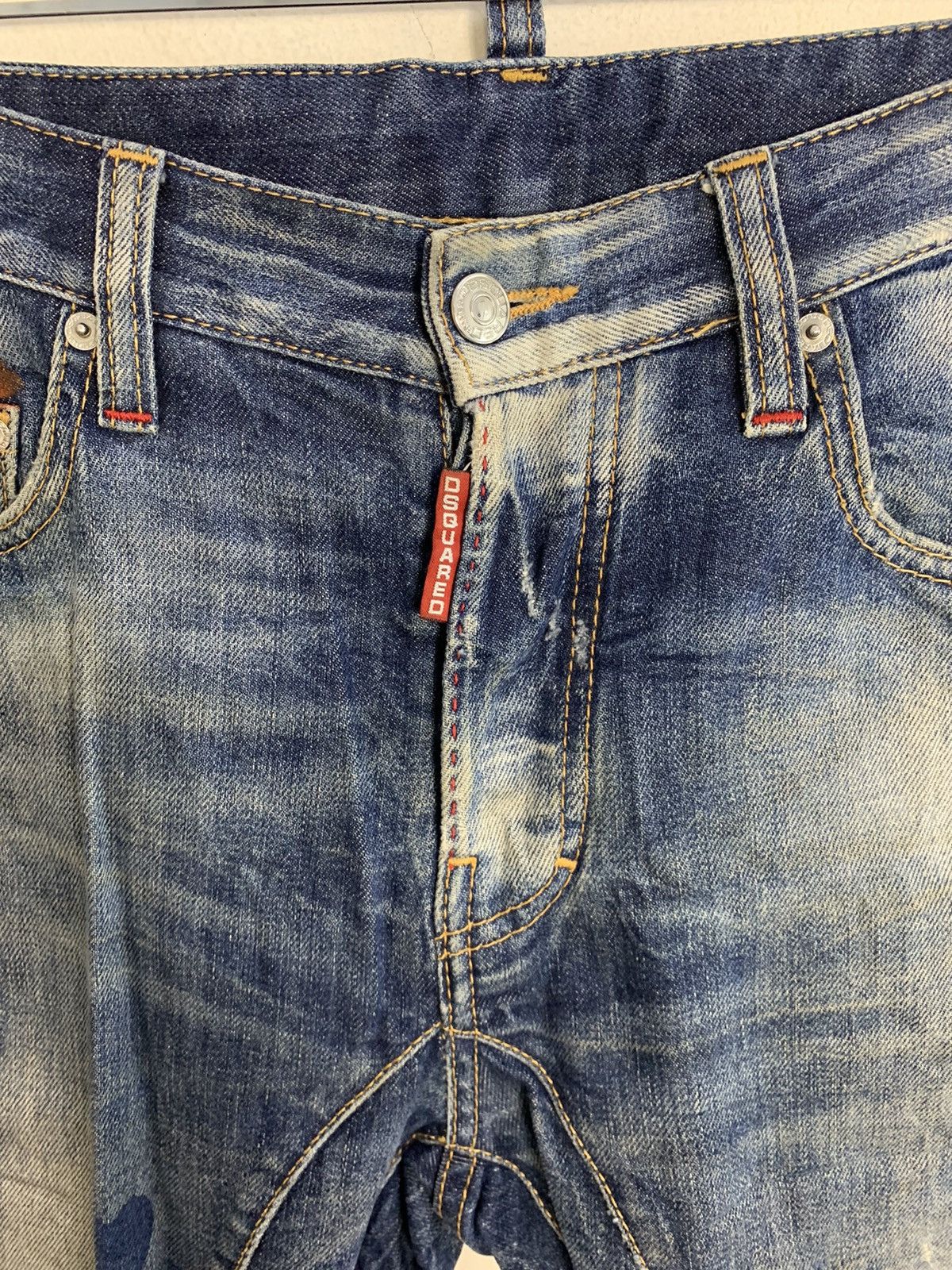 Dsquared2 90s Dsquared2 Toronto Distressed Raw Denim Jeans Size 30" / US 8 / IT 44 - 5 Thumbnail