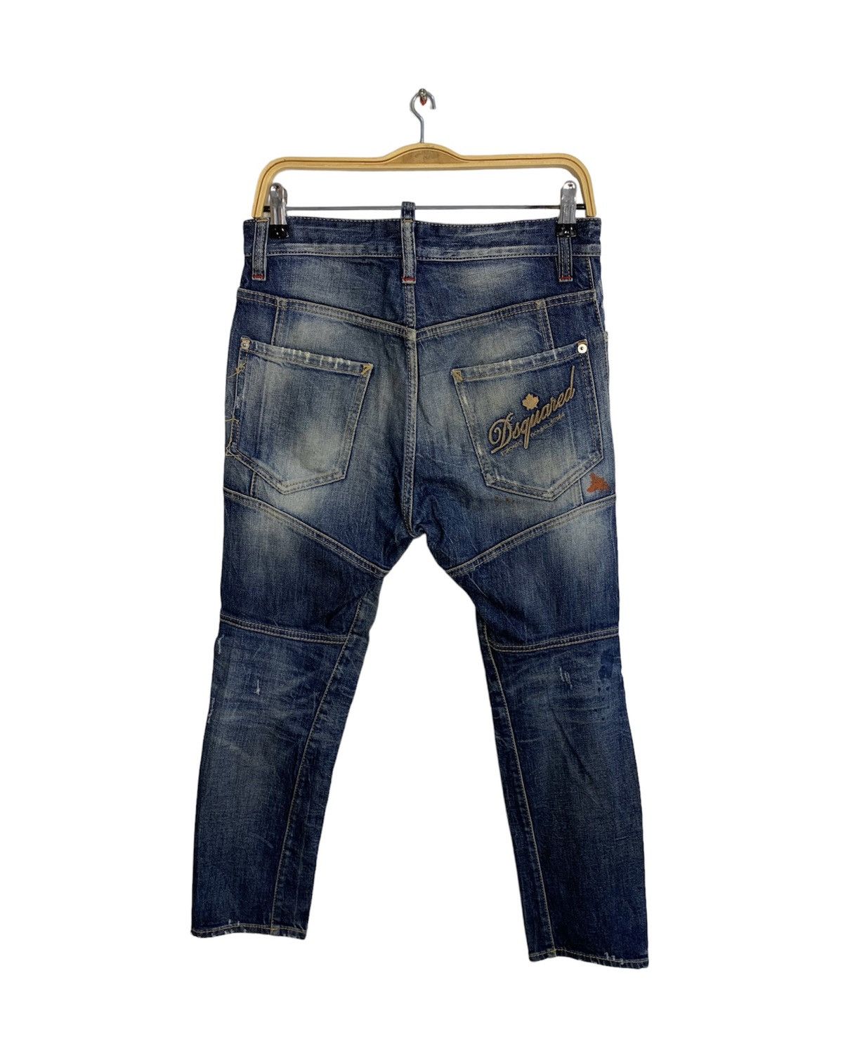 Dsquared2 90s Dsquared2 Toronto Distressed Raw Denim Jeans Size 30" / US 8 / IT 44 - 2 Thumbnail
