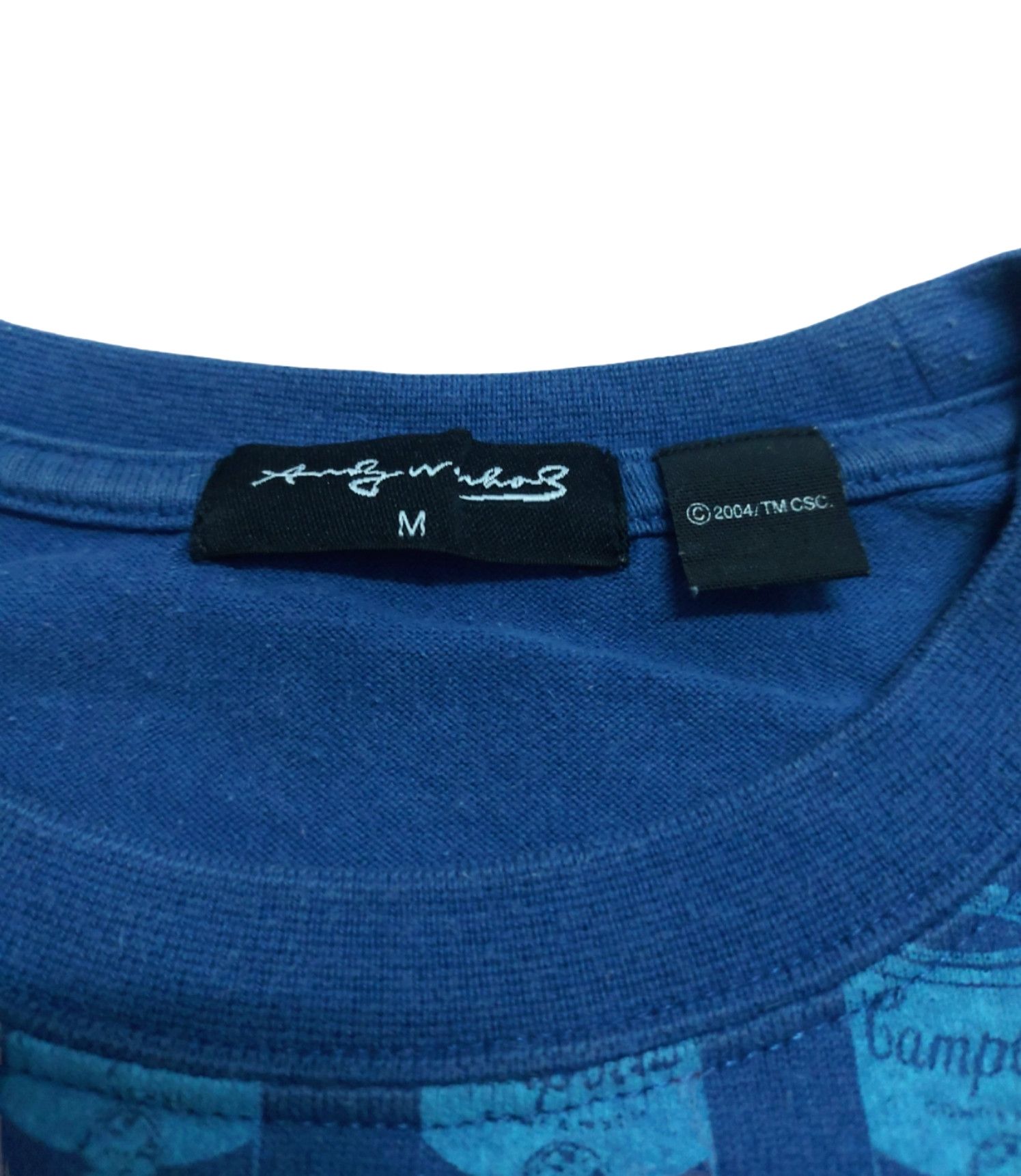 Andy Warhol RARE! VTG ANDY WARHOL ©️2004 CAMPBELLS TOMATO SOUP Size US M / EU 48-50 / 2 - 6 Thumbnail