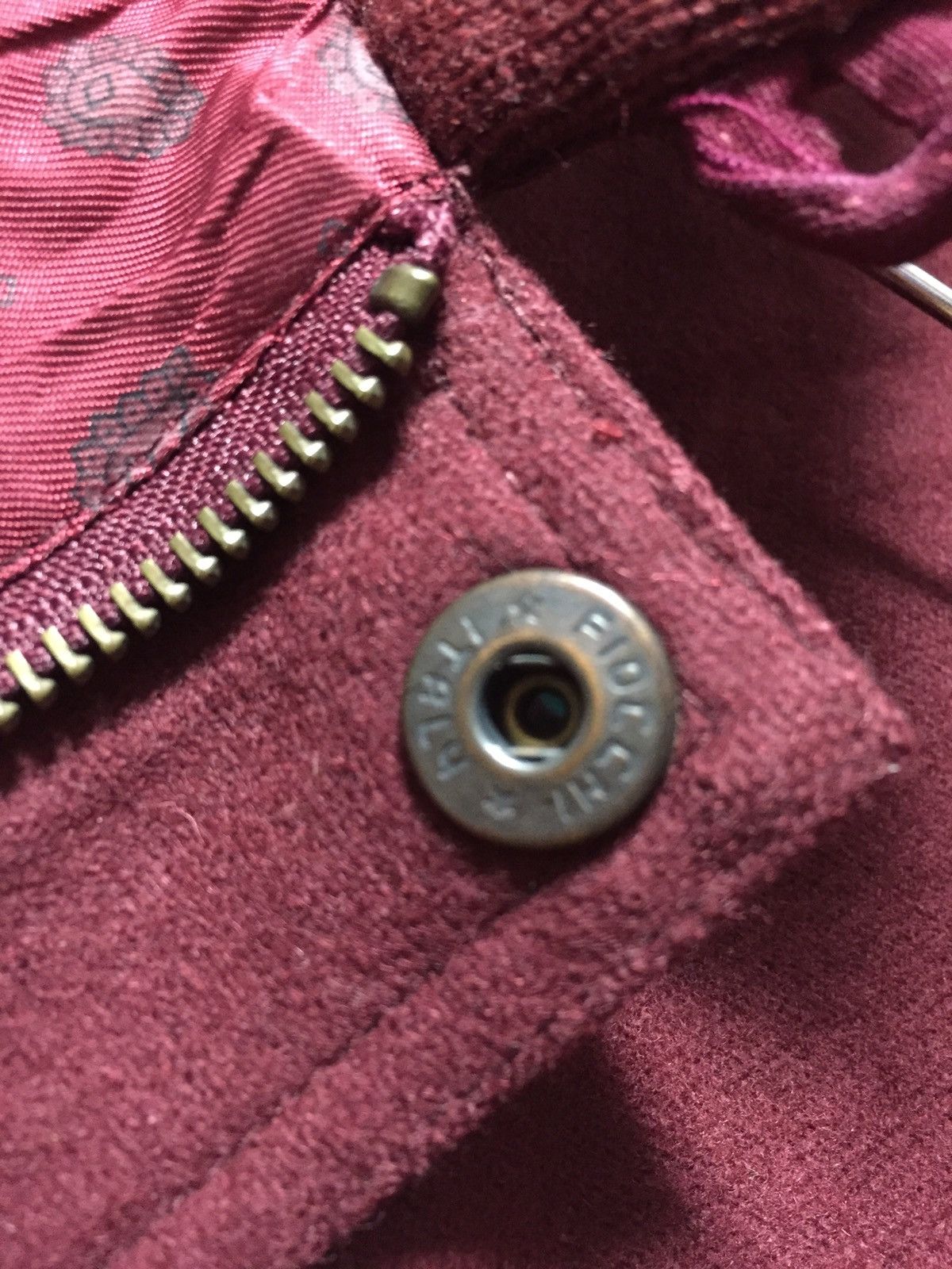 Fiorucci Made in Italy Wool Bomber Jacket by Longchamp Size US L / EU 52-54 / 3 - 8 Thumbnail