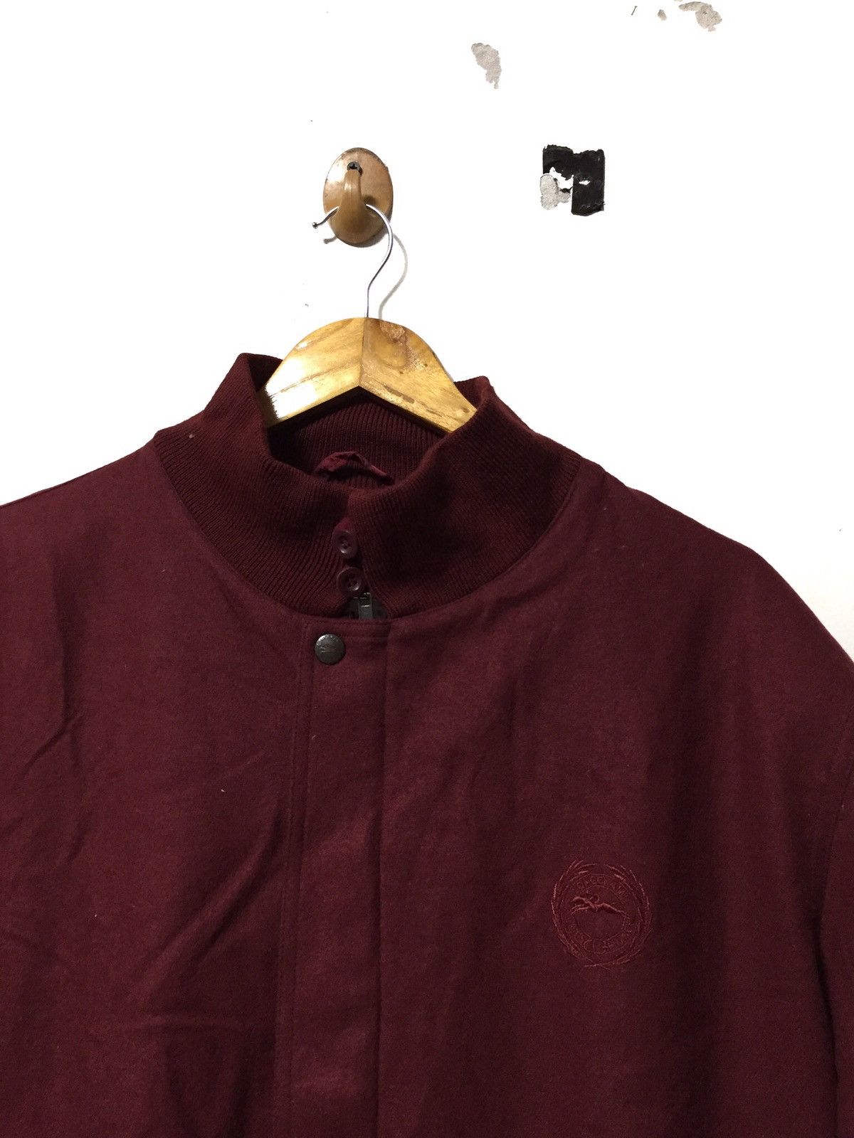 Fiorucci Made in Italy Wool Bomber Jacket by Longchamp Size US L / EU 52-54 / 3 - 5 Thumbnail