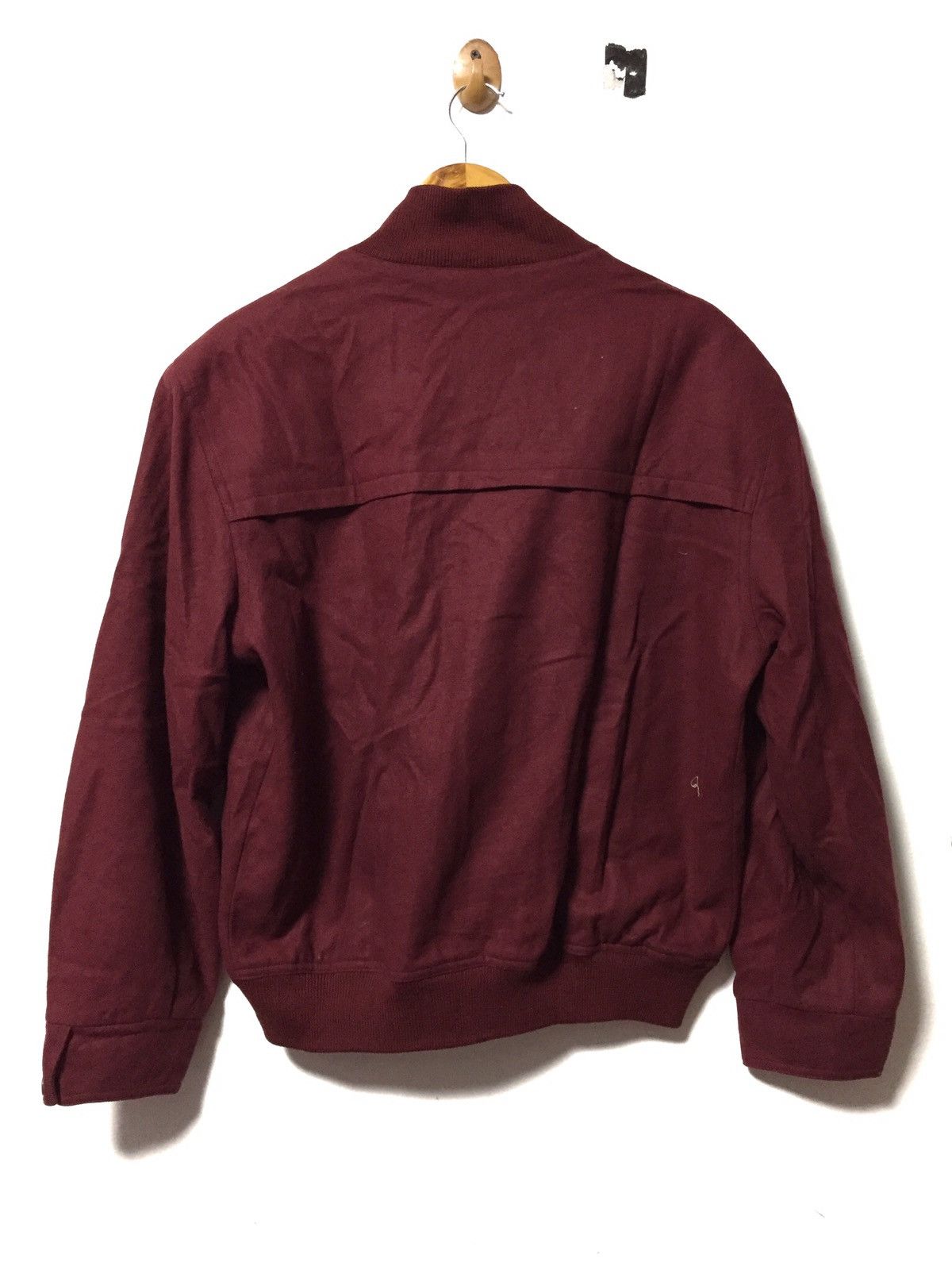 Fiorucci Made in Italy Wool Bomber Jacket by Longchamp Size US L / EU 52-54 / 3 - 4 Thumbnail