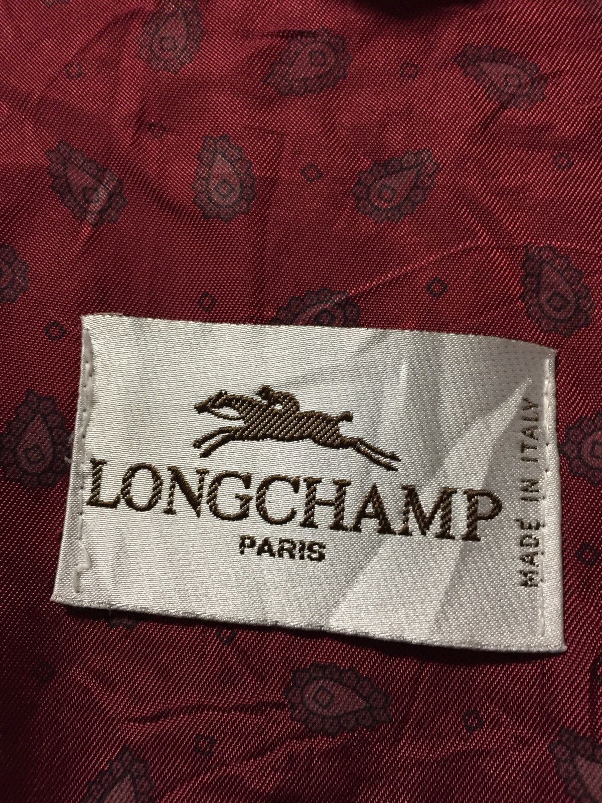 Fiorucci Made in Italy Wool Bomber Jacket by Longchamp Size US L / EU 52-54 / 3 - 7 Thumbnail