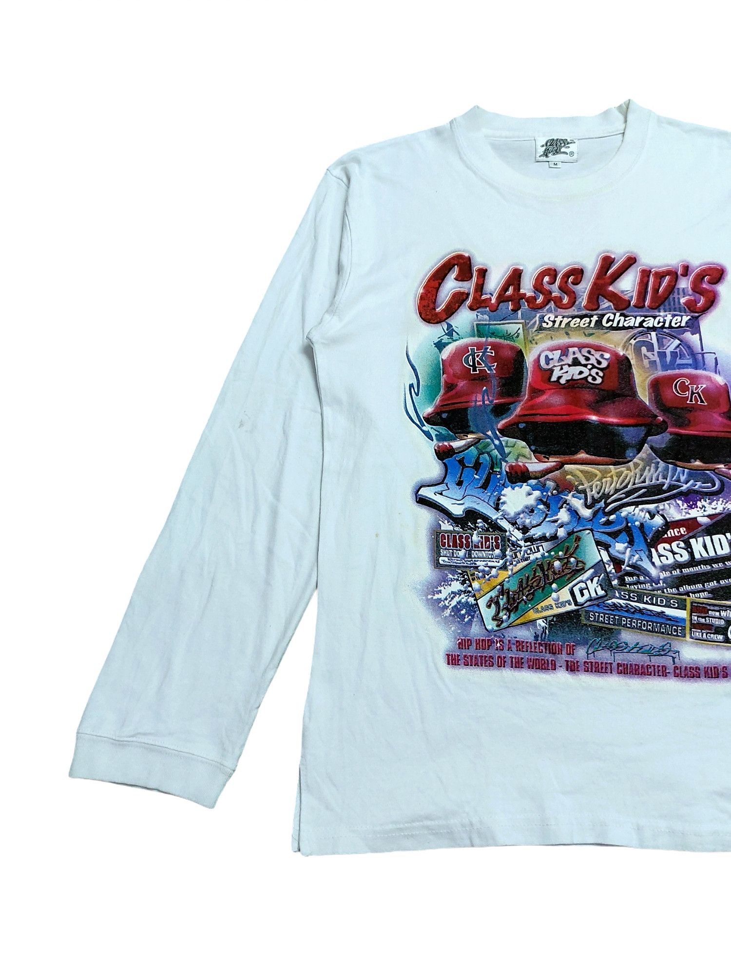 Rap Tees RARE! VTG 90s CLASS KID'S RAP HIP HOP SUBCULTURE Size US M / EU 48-50 / 2 - 3 Thumbnail
