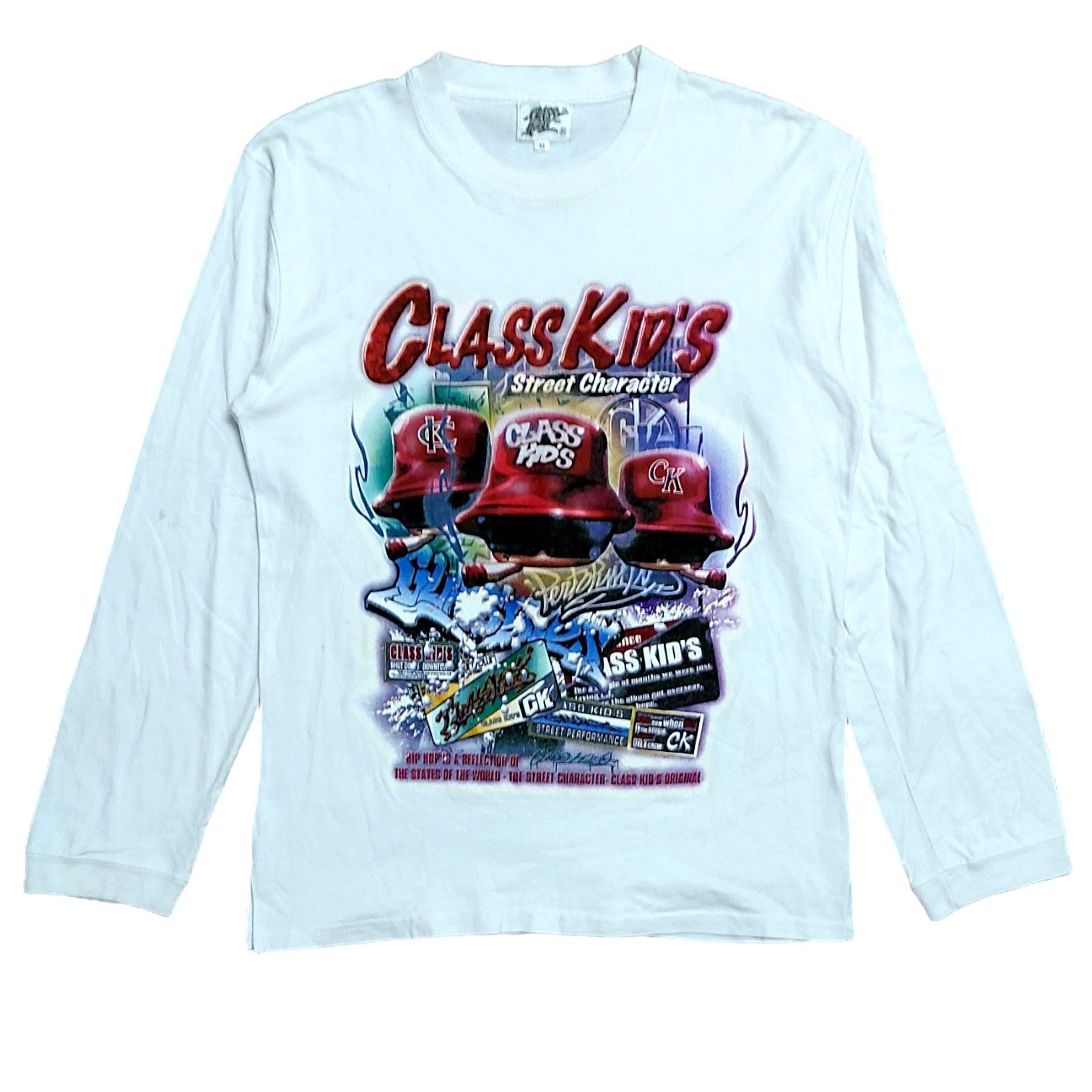 Rap Tees RARE! VTG 90s CLASS KID'S RAP HIP HOP SUBCULTURE Size US M / EU 48-50 / 2 - 1 Thumbnail