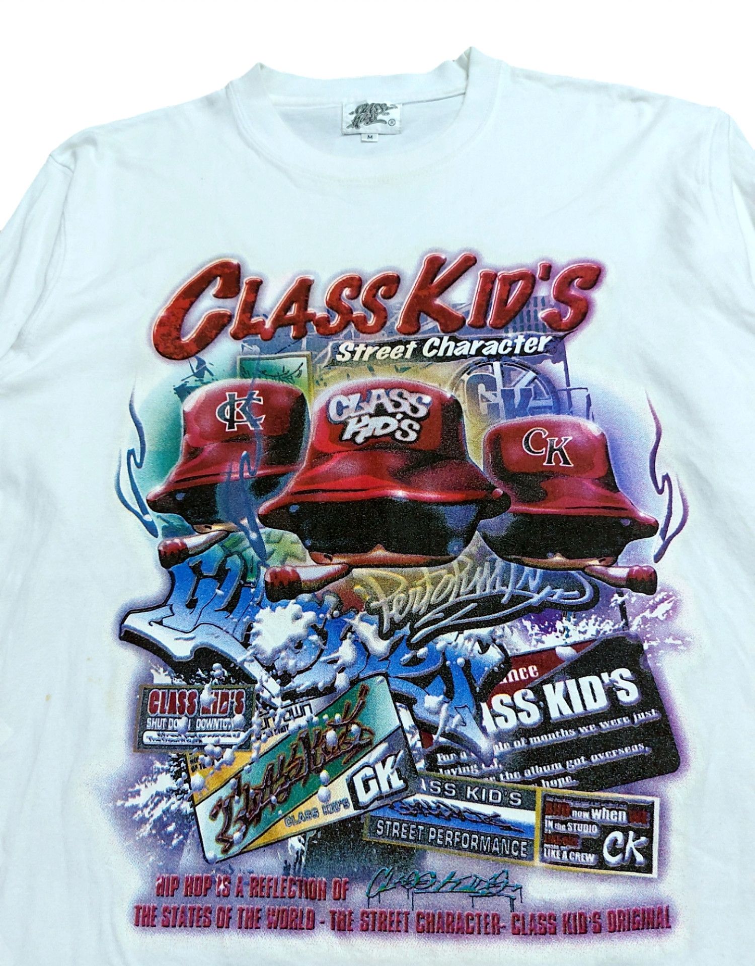 Rap Tees RARE! VTG 90s CLASS KID'S RAP HIP HOP SUBCULTURE Size US M / EU 48-50 / 2 - 4 Thumbnail