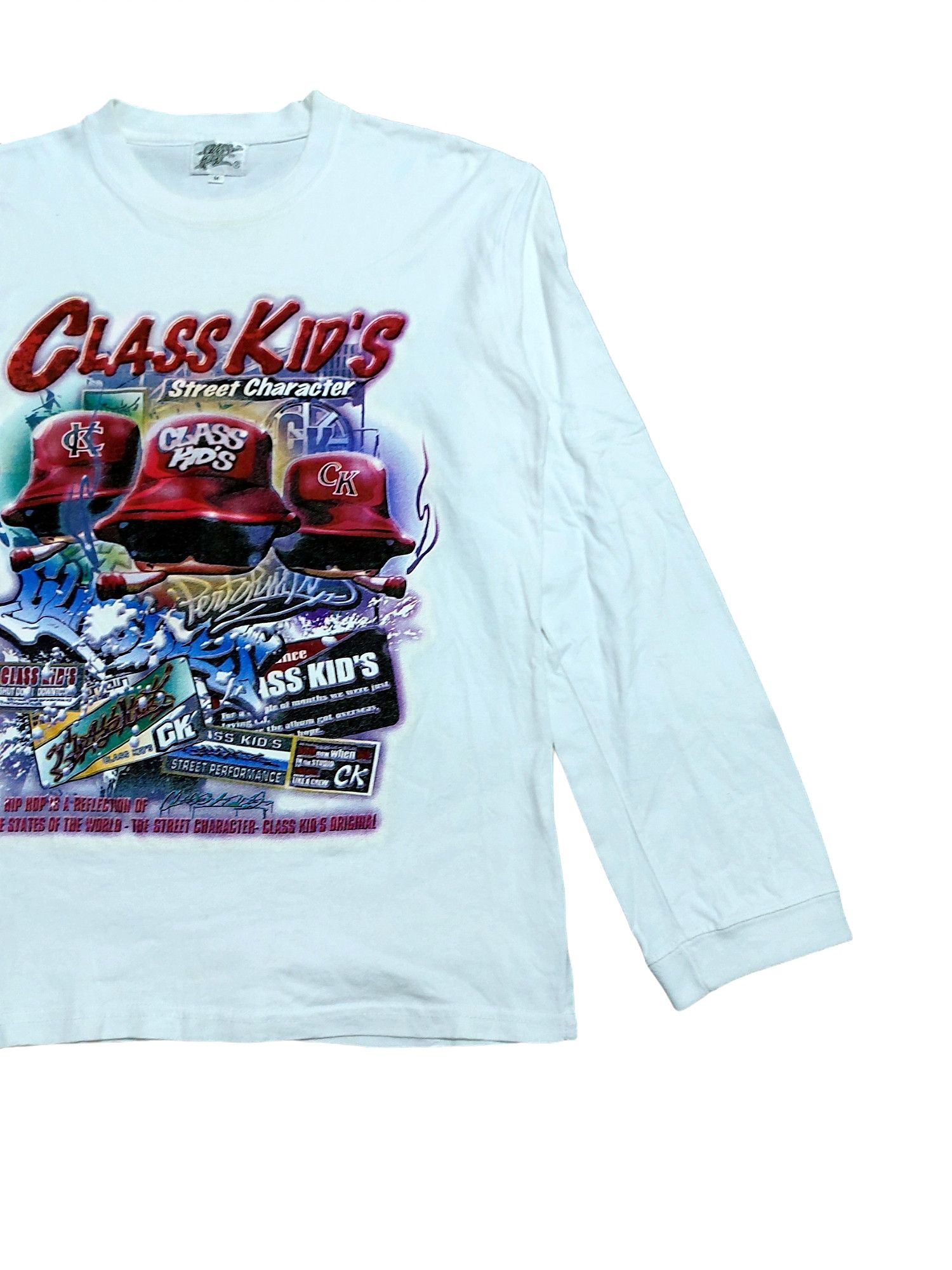 Rap Tees RARE! VTG 90s CLASS KID'S RAP HIP HOP SUBCULTURE Size US M / EU 48-50 / 2 - 2 Thumbnail