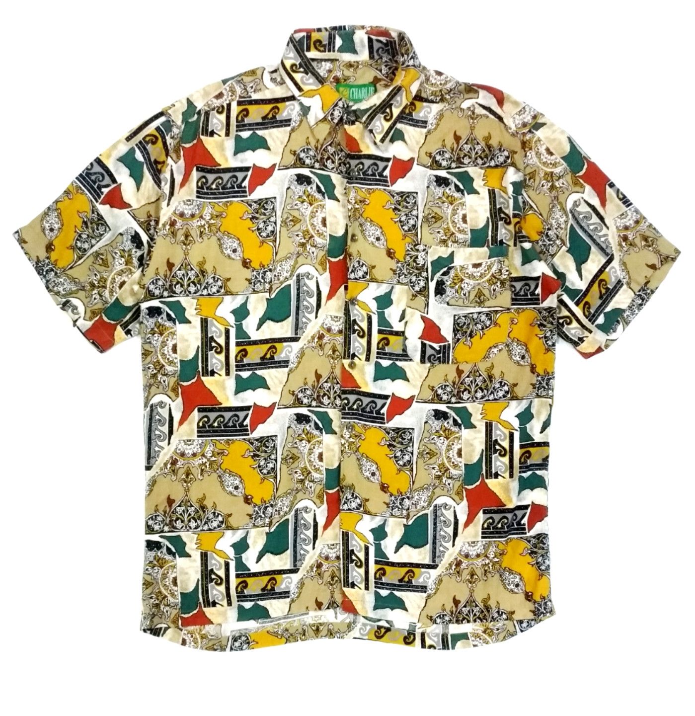 Designer × Japanese Brand RARE! VTG CHARLIE RETRO ABSTRACT PSYCHEDELIC ART FULL PRINT Size US M / EU 48-50 / 2 - 1 Thumbnail