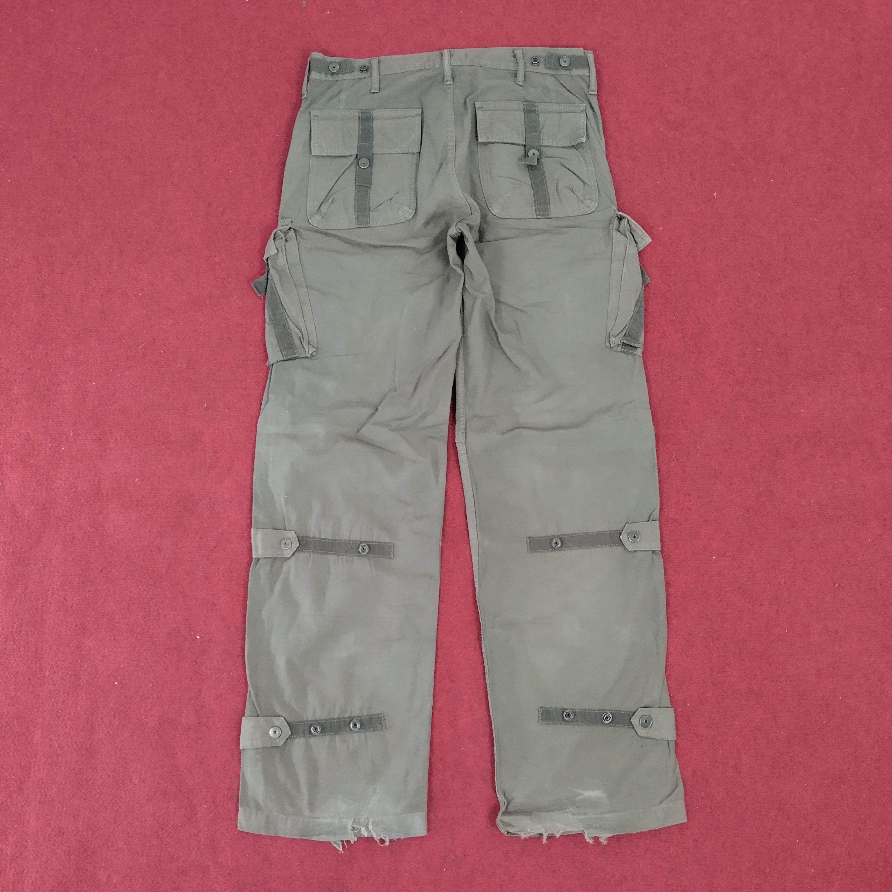 Japanese Brand × Vintage Blue Way Japanese Brand Cargo Style Parachute Pants Size US 32 / EU 48 - 4 Thumbnail