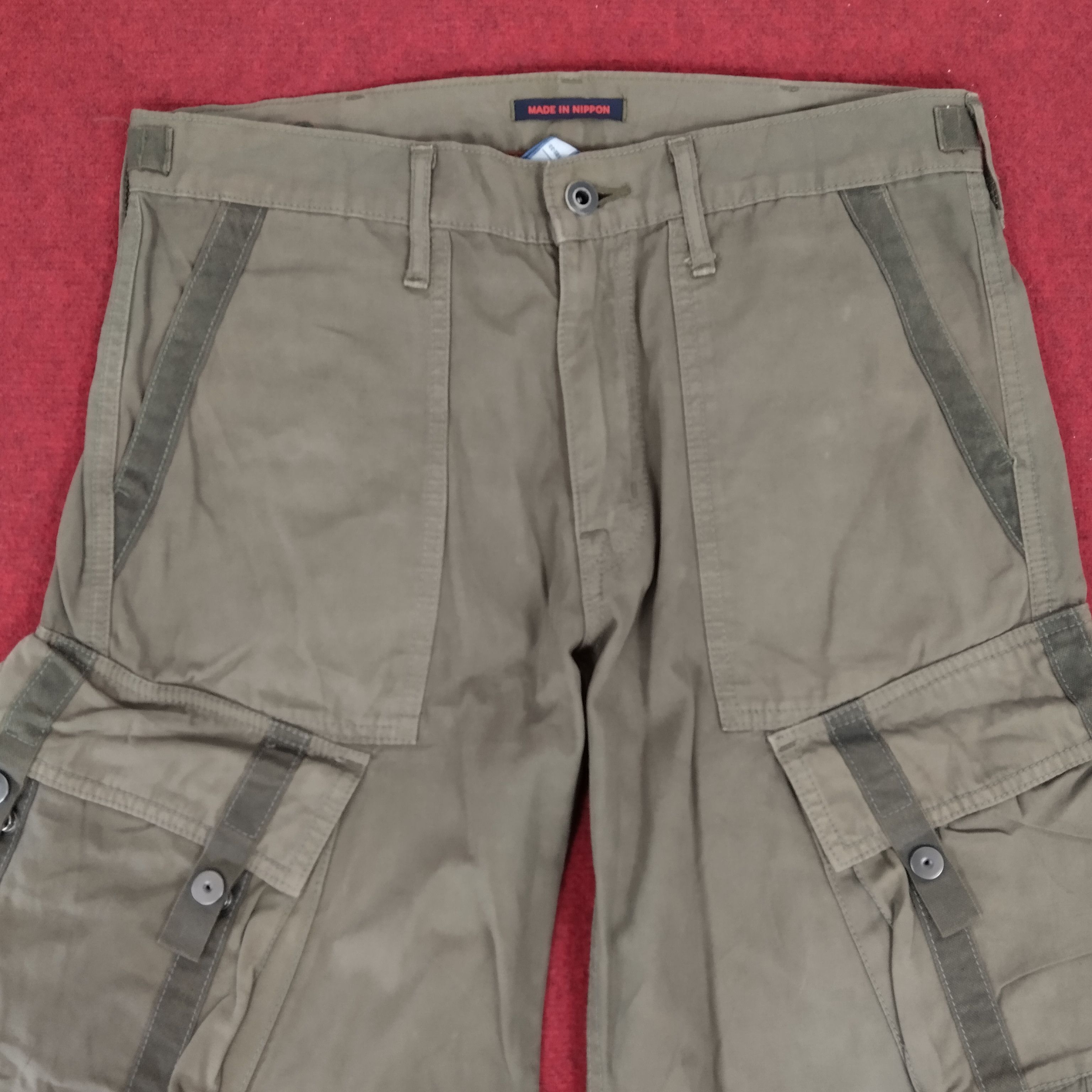 Japanese Brand × Vintage Blue Way Japanese Brand Cargo Style Parachute Pants Size US 32 / EU 48 - 2 Thumbnail